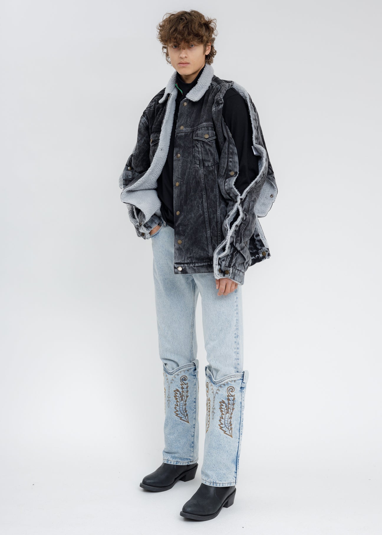 doublet ACID WASH DENIM JACKET GREY Mサイズ 楽天市場】doublet 【ダブレット】 ACID WASH DENIM JACKET GREY