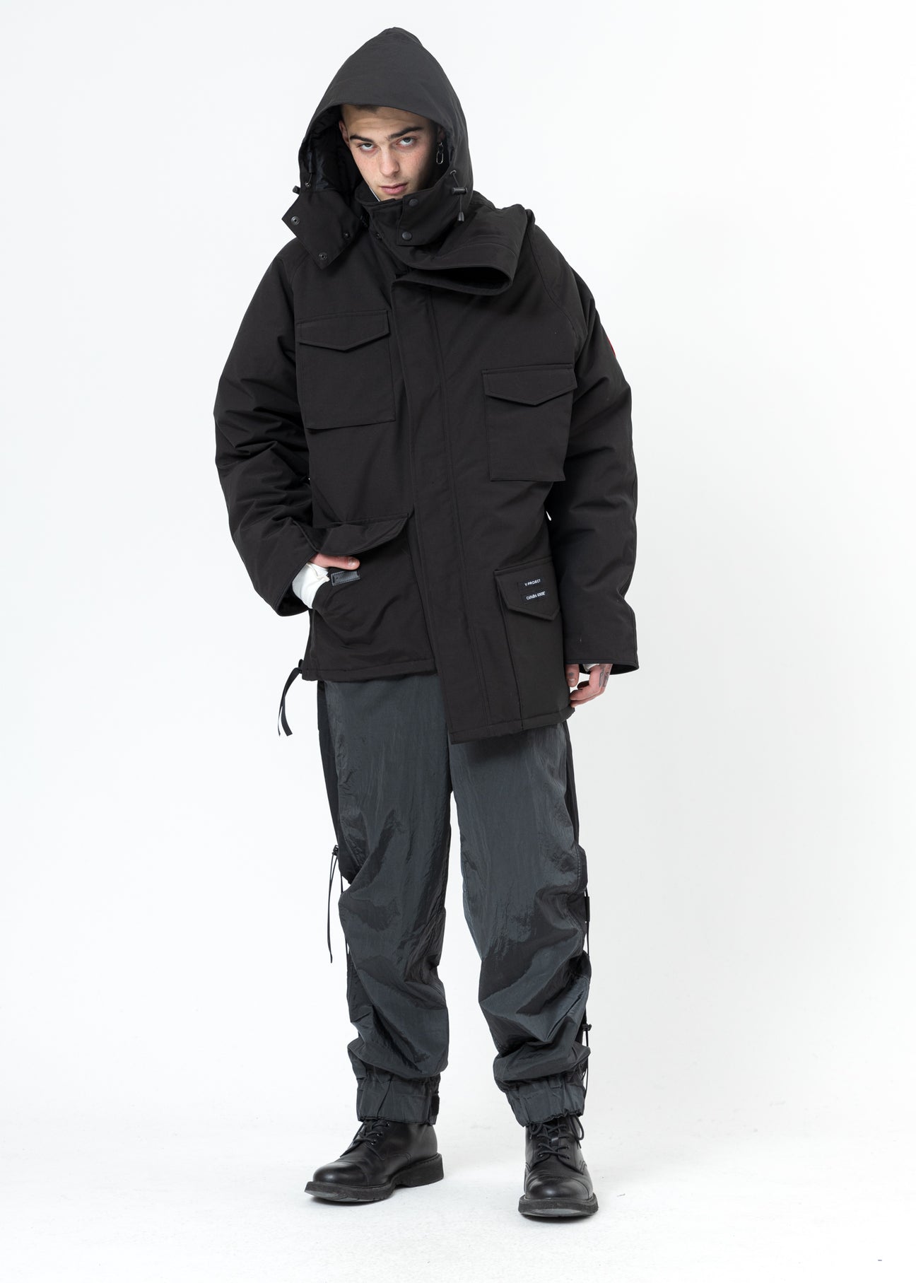 CANADA GOOSE CONSTABLE PARKA Black Men's ML equivalent