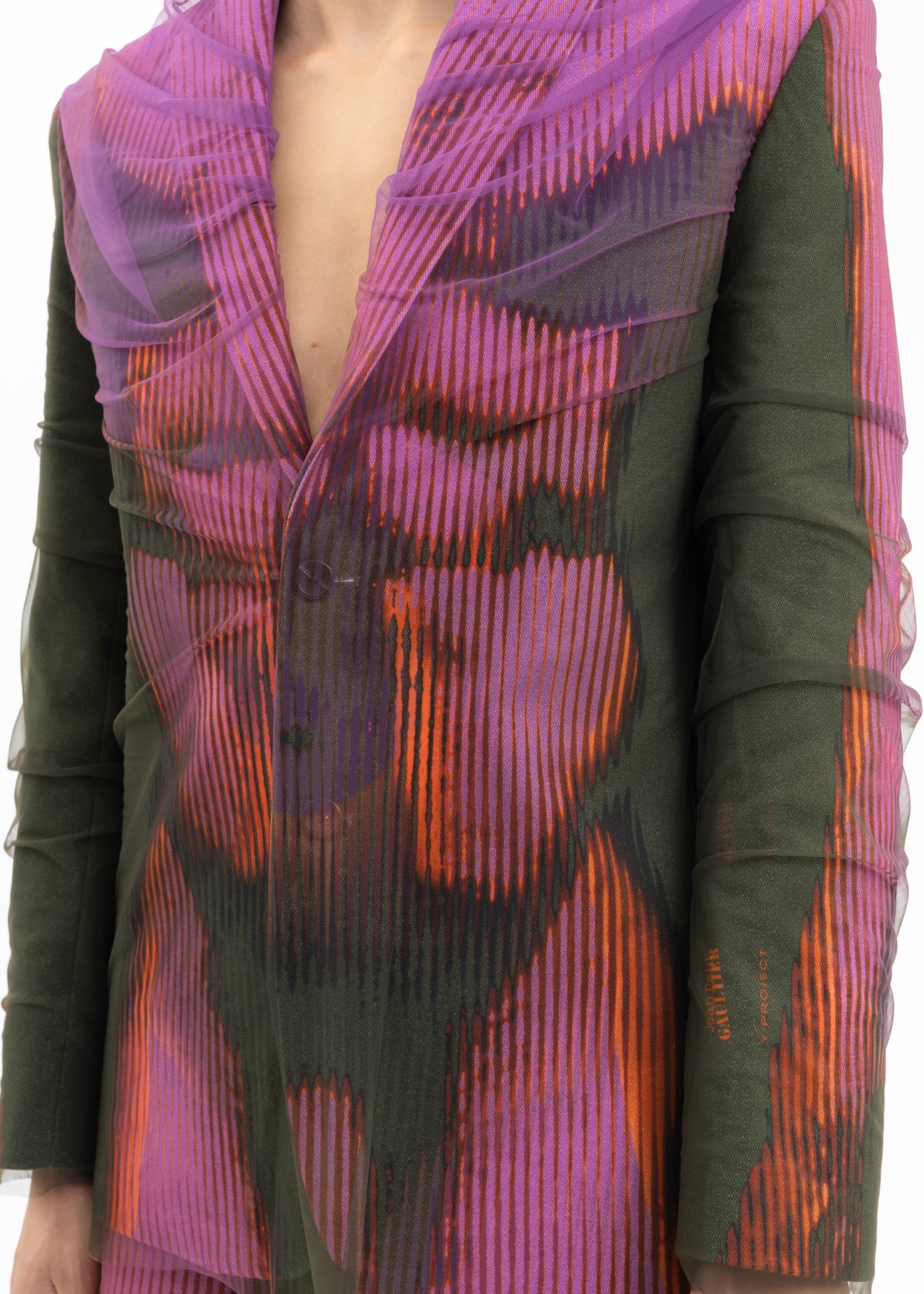 PINK / KHAKI Jean Paul Gaultier Edition BODY MORPH MESH