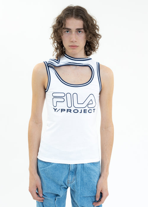 y/proje×FILA タンクトップ Black Y/PROJECT X FILA PANEL Sweater Pants – 017 Shop