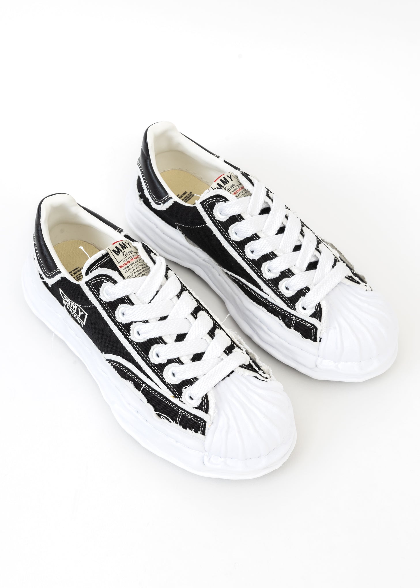 HARBIE original sole canvas Low sneaker BLACK（A09FW704）* MIHARA