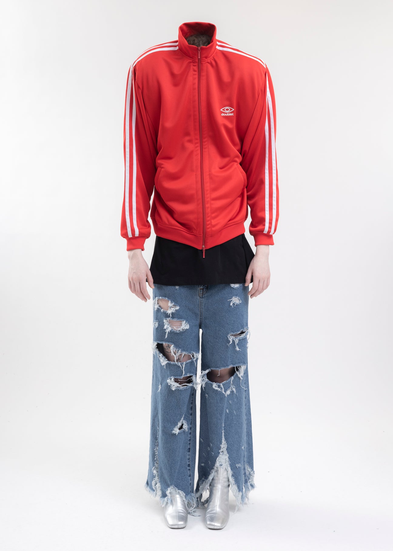 RED INVISIBLE TRACK JACKET – 017 Shop