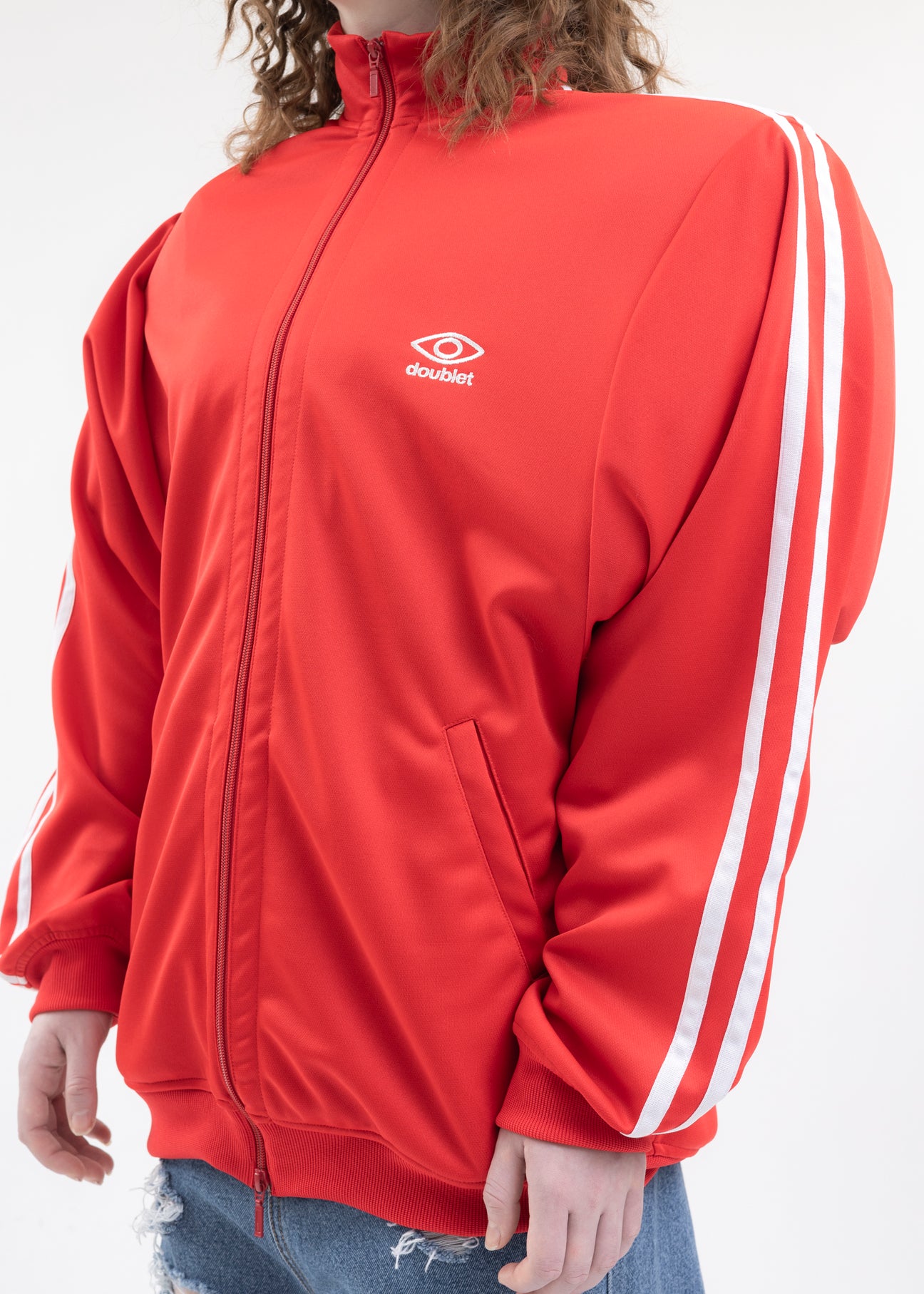 RED INVISIBLE TRACK JACKET – 017 Shop