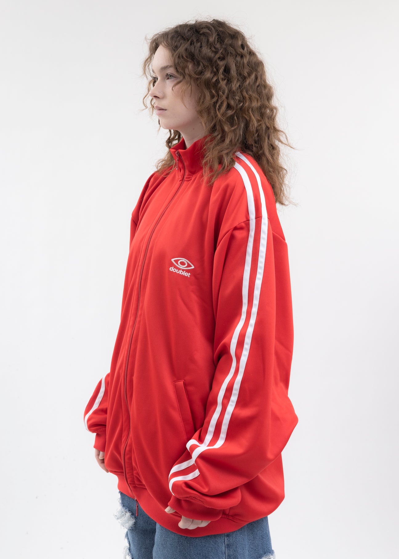 ジャケット・アウター doublet INVISIBLE TRACK JACKET Doublet Black Invisible Track Jacket Doublet