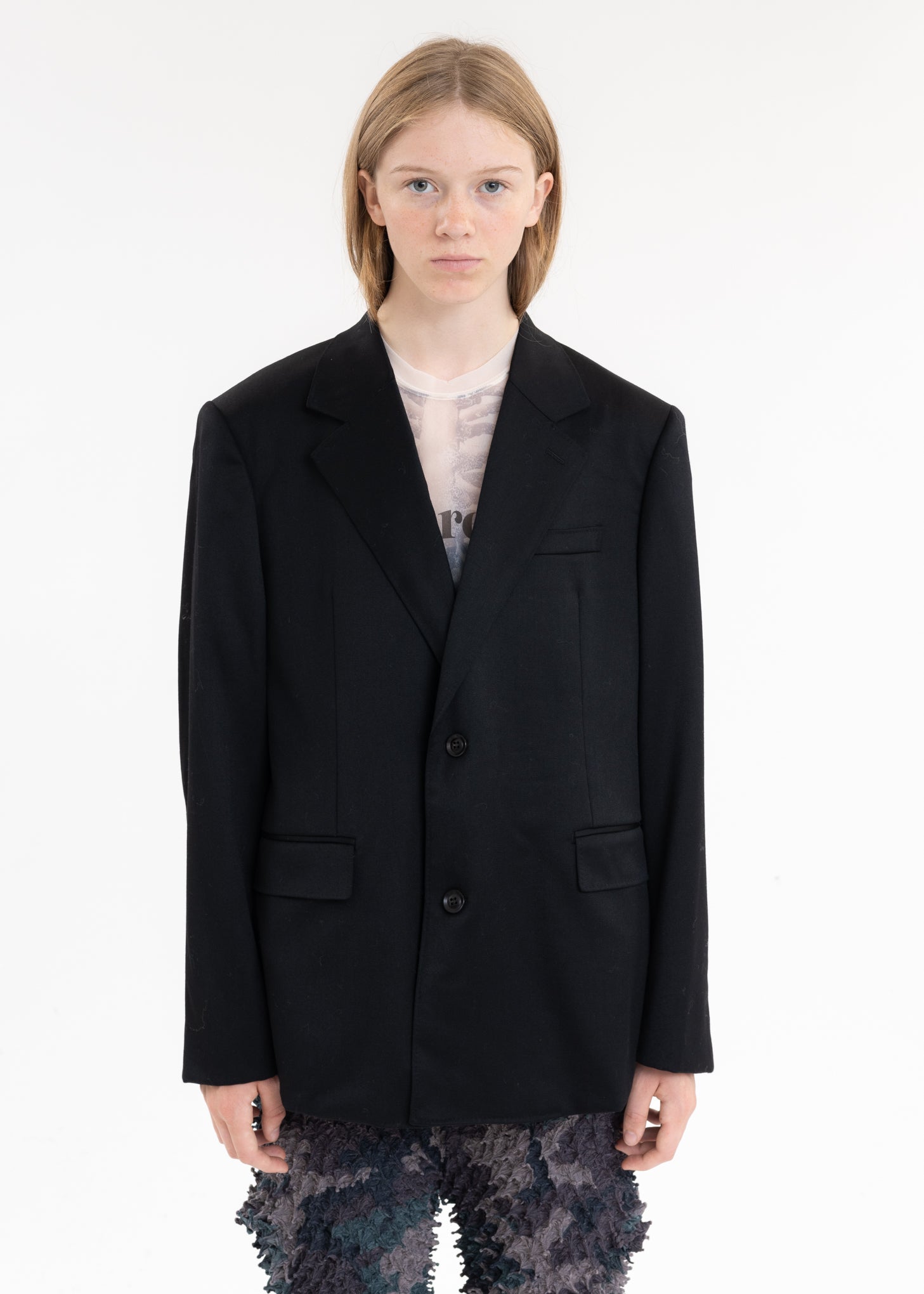 Black SOMEONE'S PERSONAL SIZE JACKET – 017 Shop