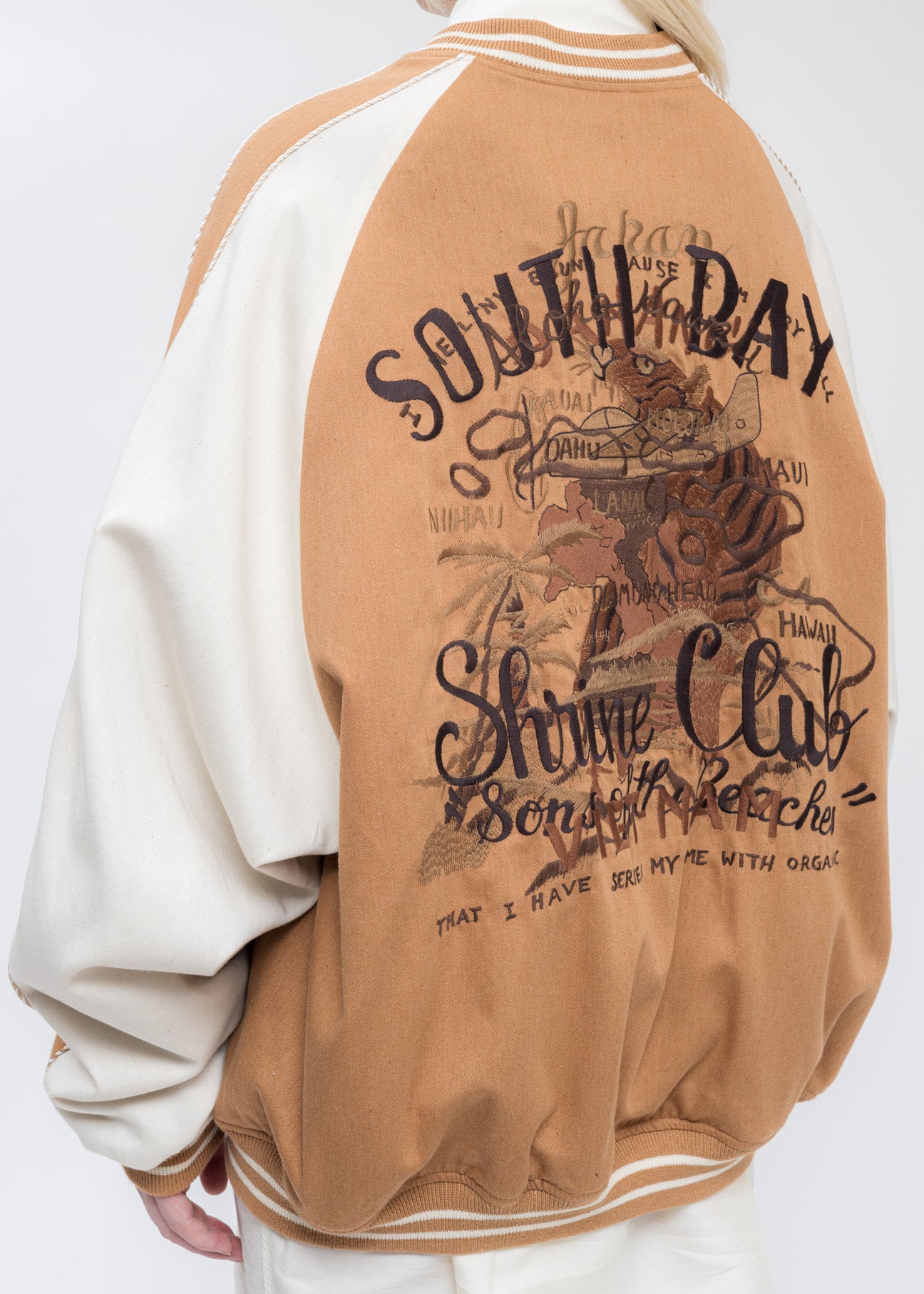 Brown ORGANIC CHAOS SOUVENIR Jacket – 017 Shop