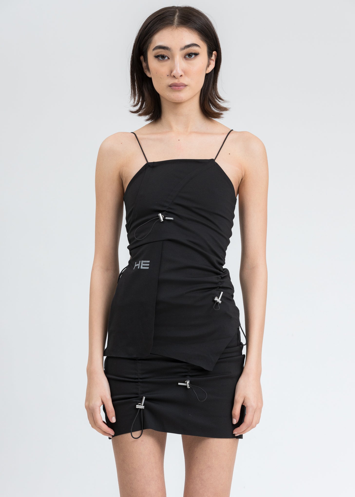 Black Drawstring Top – 017 Shop