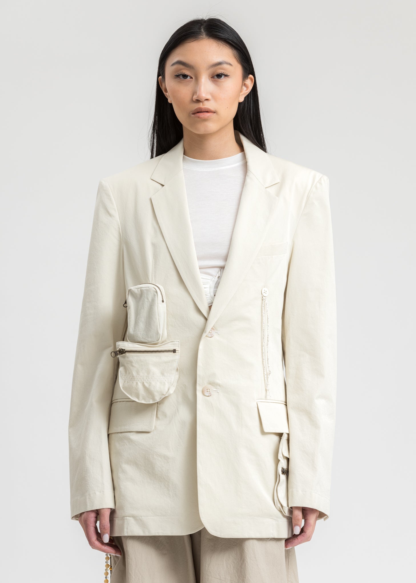 Ivory Detachable Jacket – 017 Shop