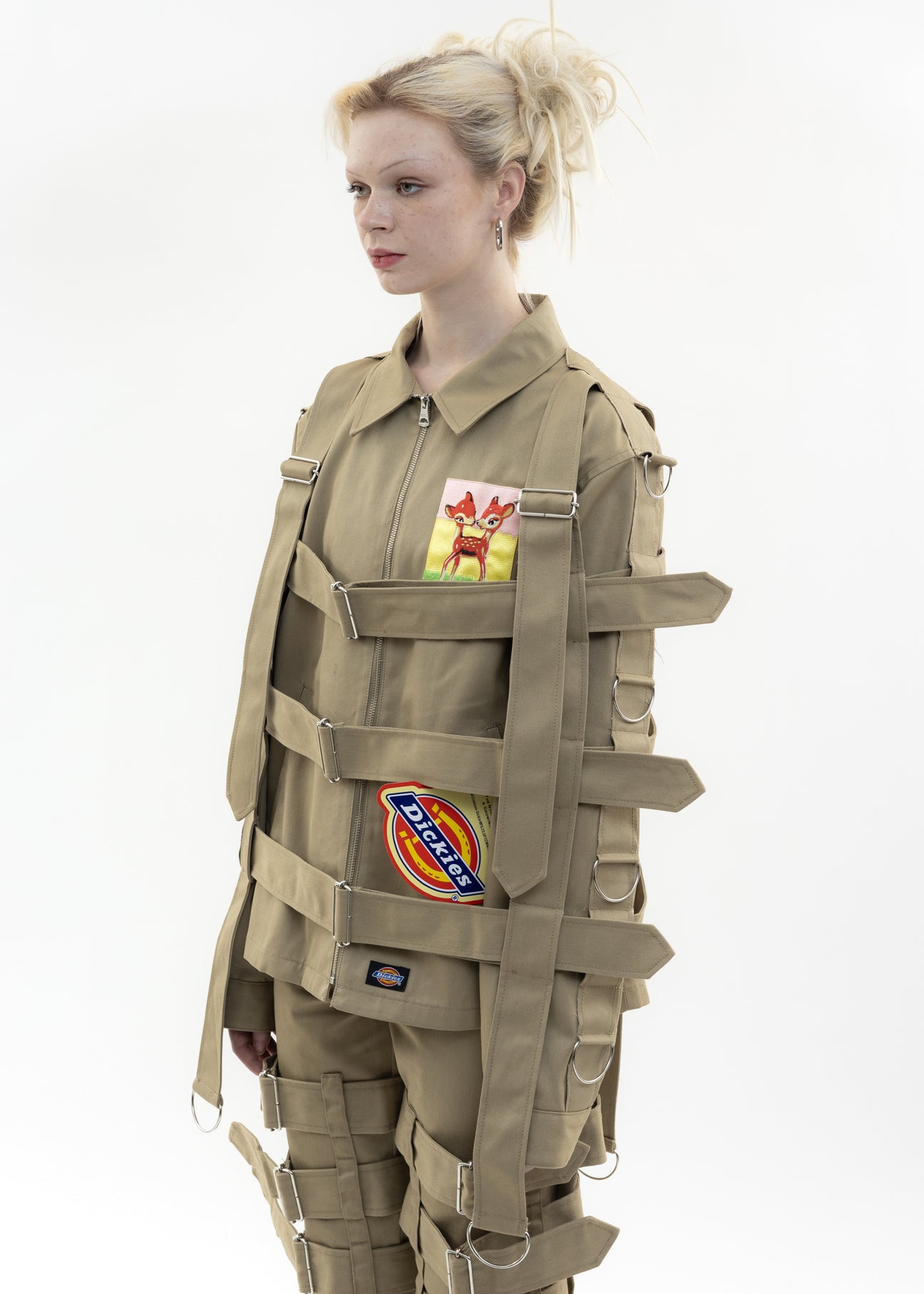 Khaki KIDILL × Dickies Chaos Bondage Jacket – 017 Shop