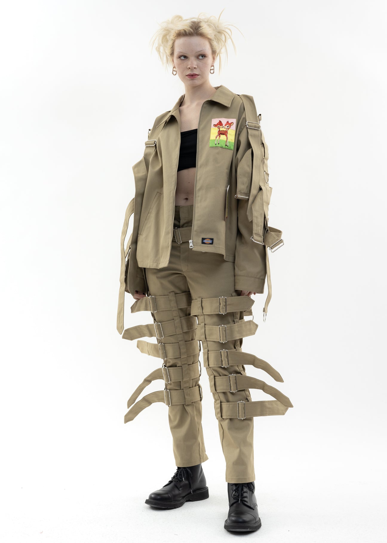 パンツ KIDILL Dickies Chaos Bondage Pants 46 Khaki KIDILL × Dickies Chaos Bondage Pants – 017 Shop