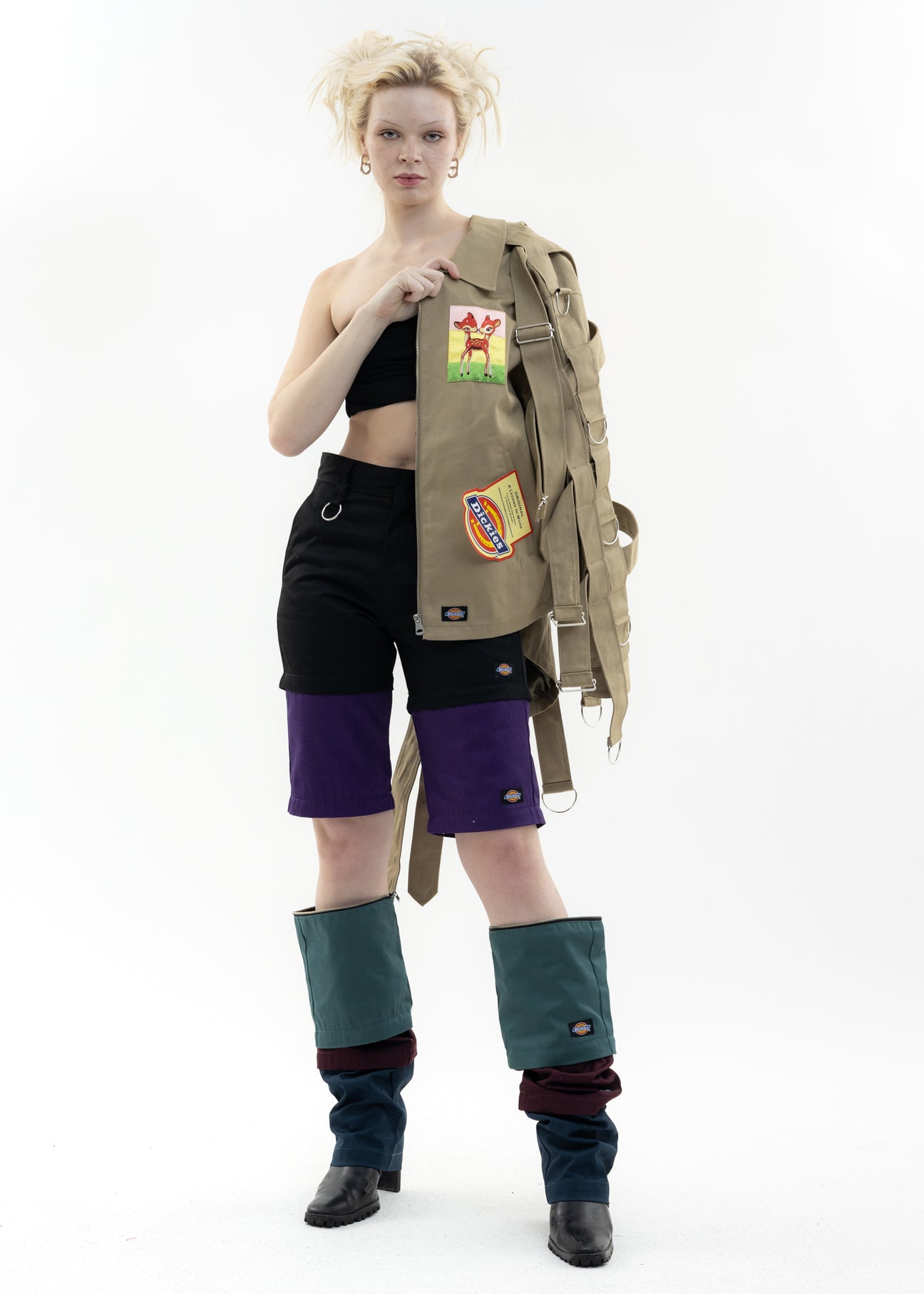 Mix Color KIDILL × Dickies Five Hem Zip Pants – 017 Shop