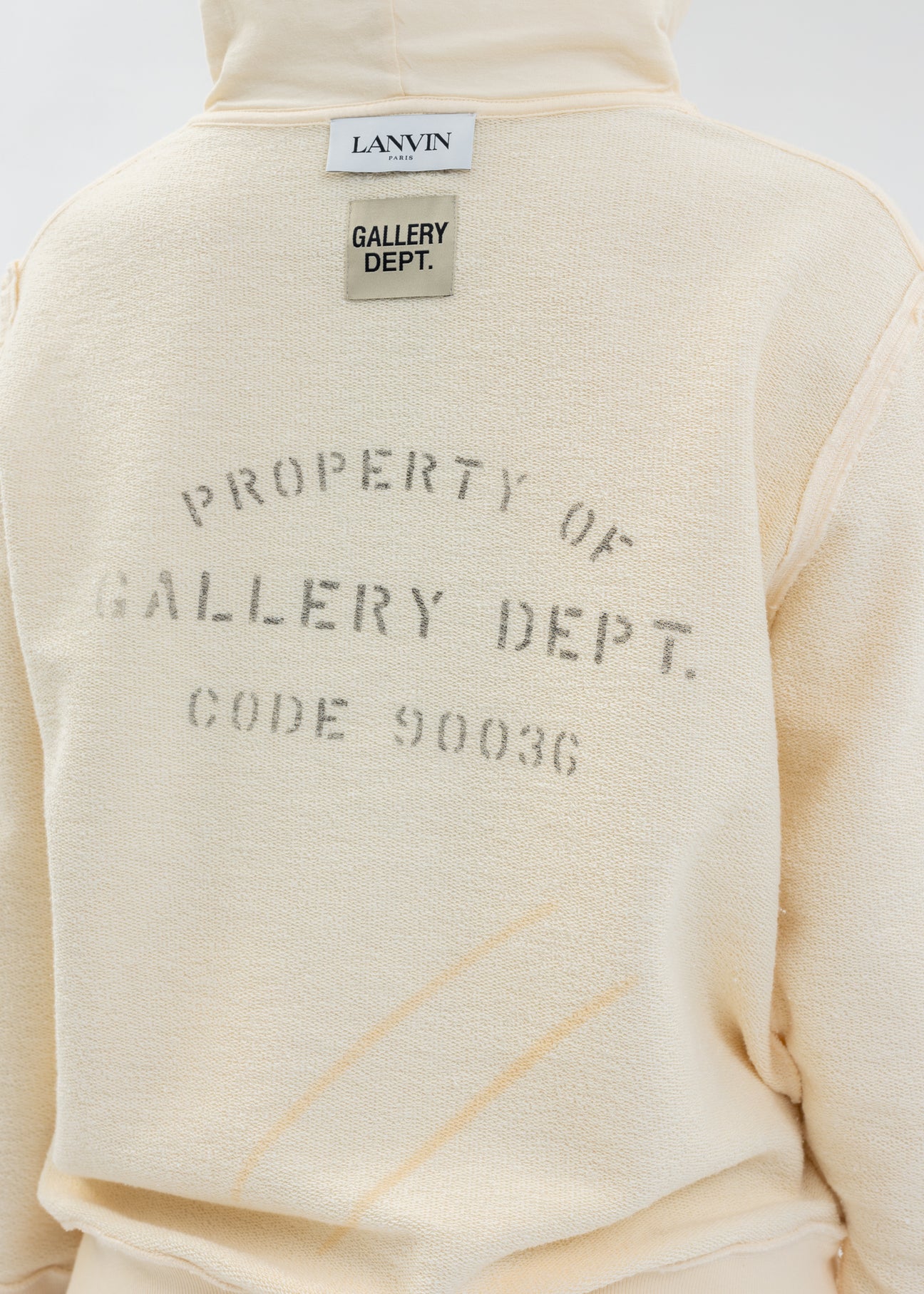 GALLERY DEPT. X LANVIN LOGO HOODIE – 017 Shop