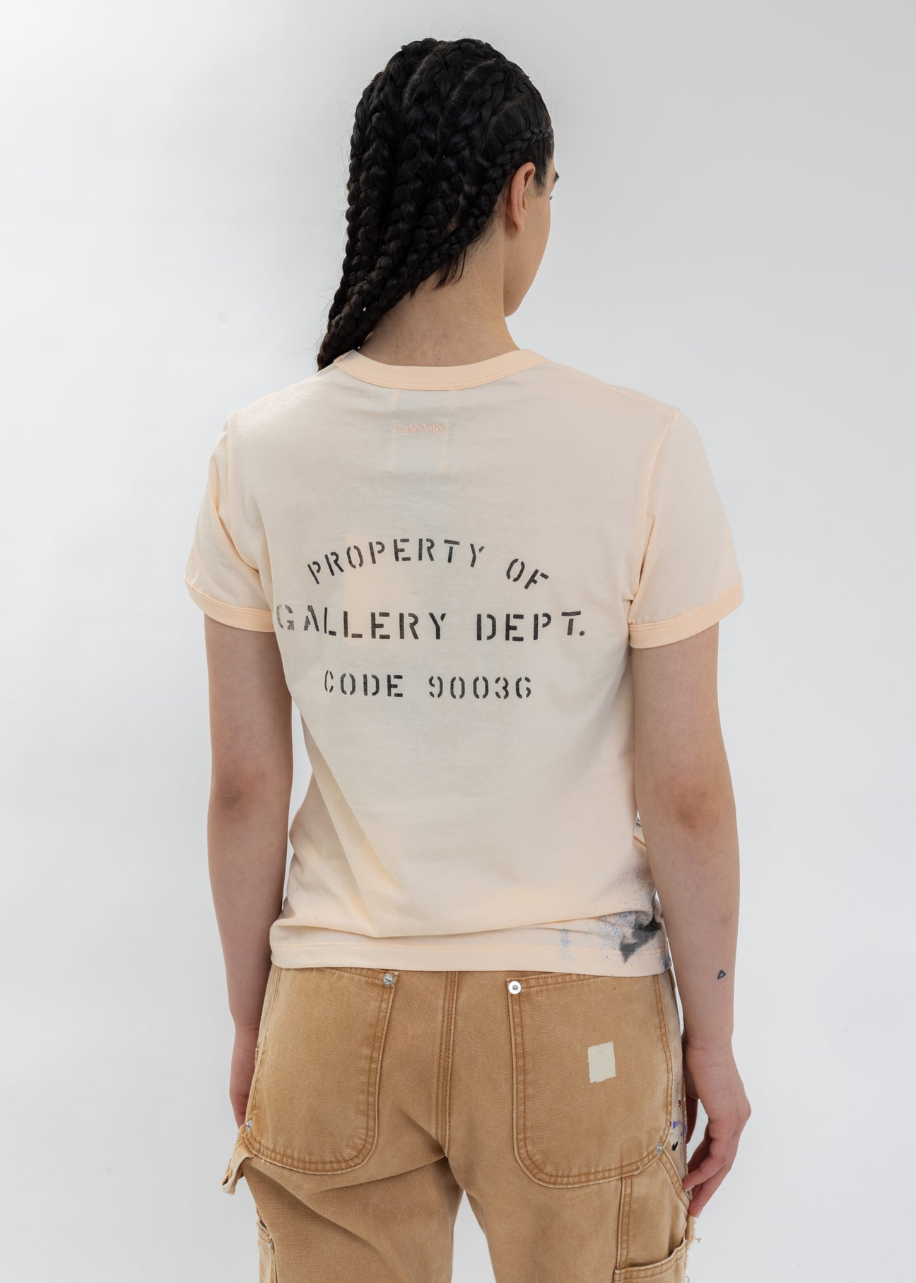 GALLERY DEPT. X LANVIN PARIS EMBROIDERED T-SHIRT – 017 Shop