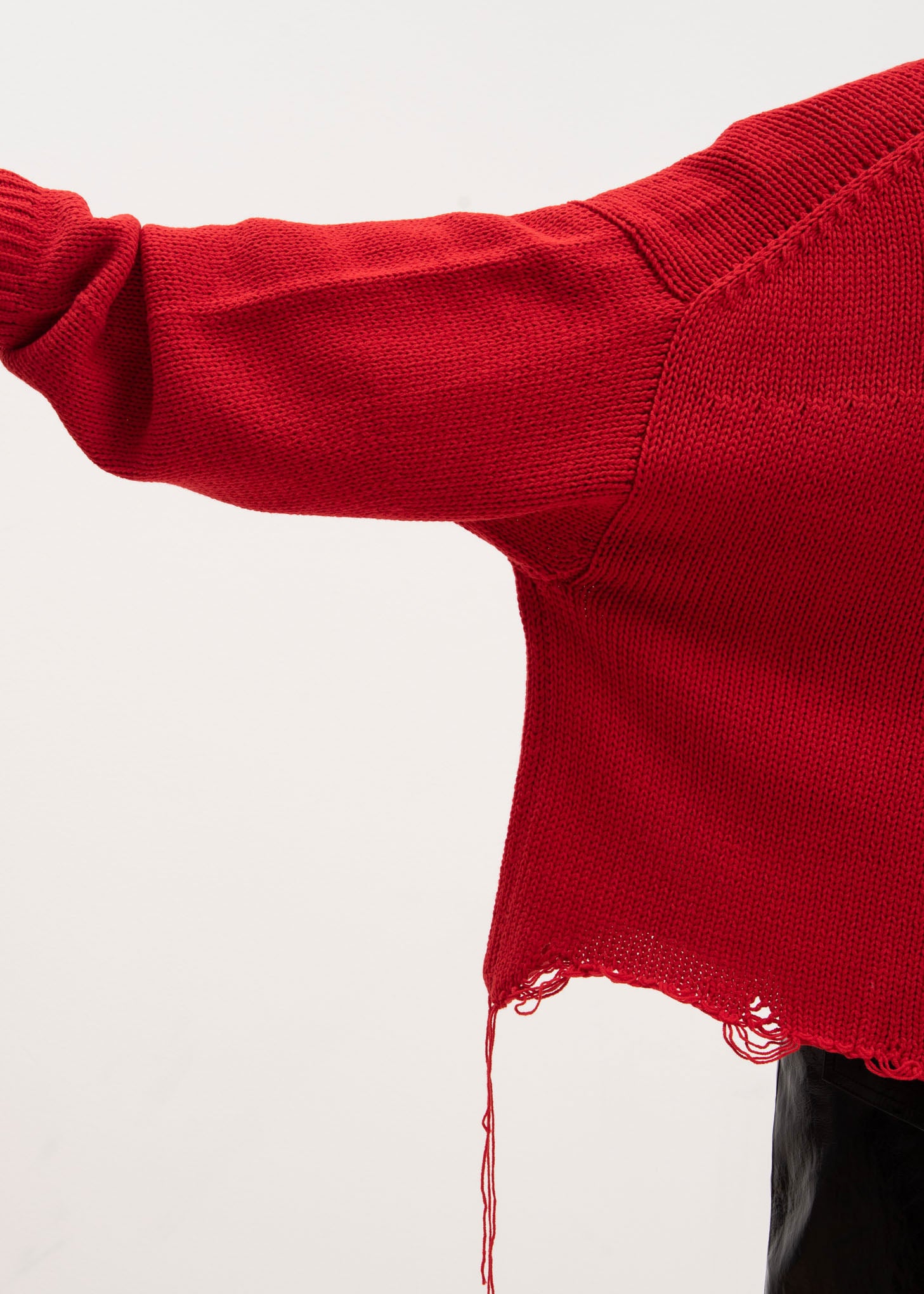 ダブレット doublet 3D PATCH CUT-OFF CARDIGAN Red 3D Patch Cut Off Cardigan – 017 Shop