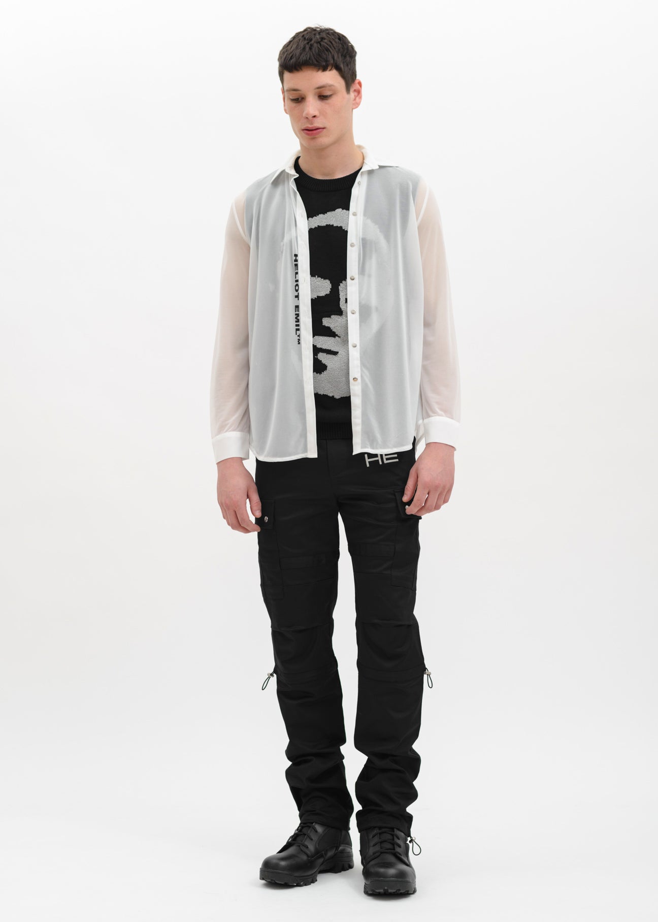 【as\"on】HALF SEE-THROUGH T Isaac Mizrahi Live! Essentials Pima Cotton V-Neck Top - QVC.com