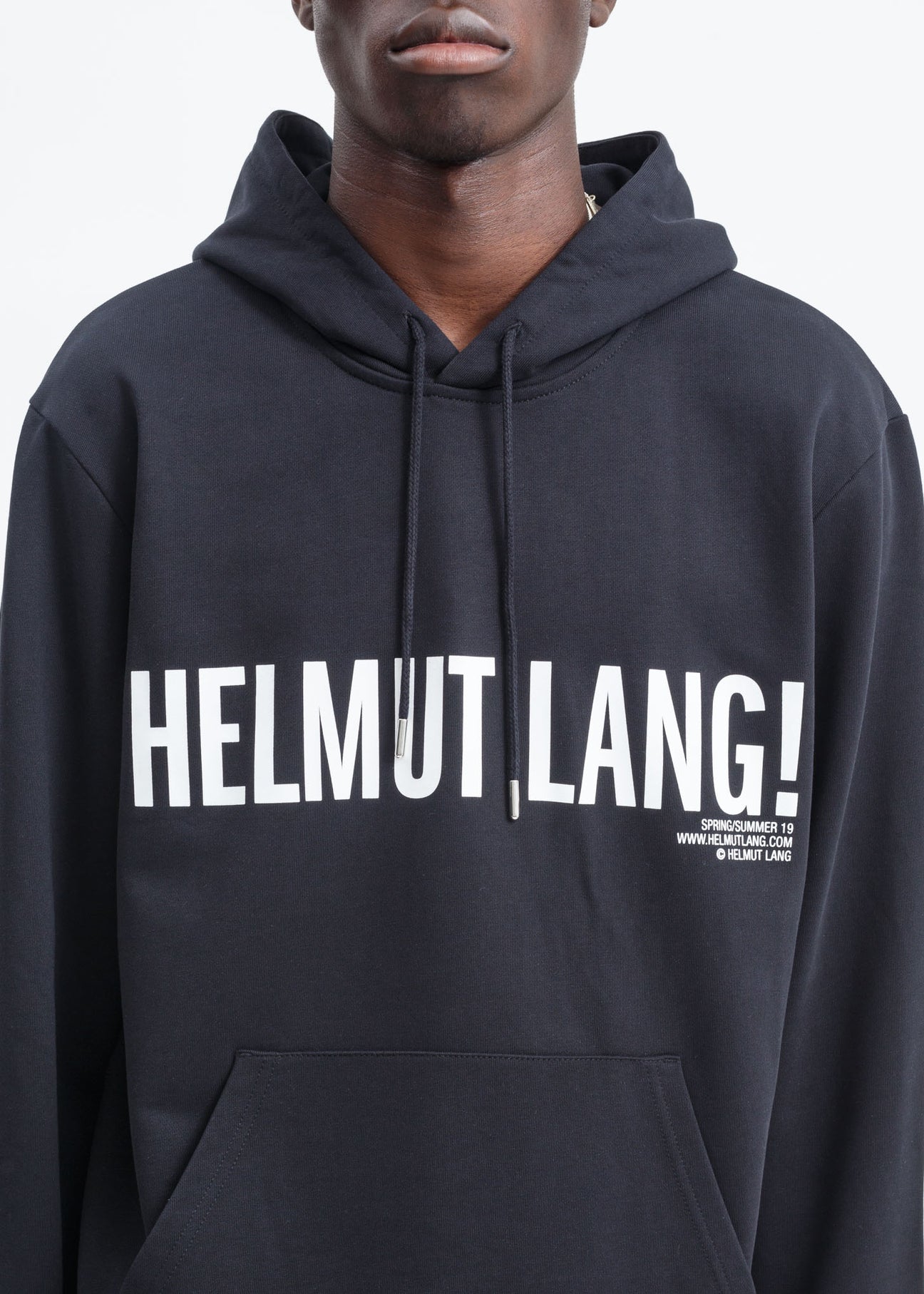 Helmut lang exclamation hoodie on sale