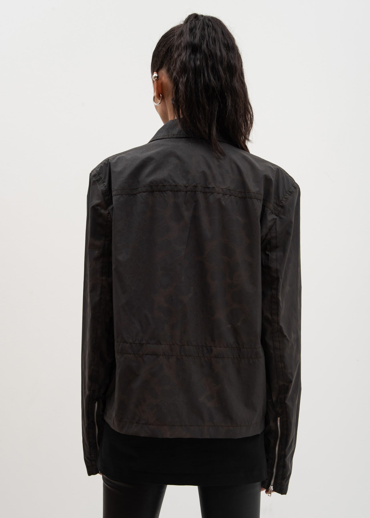 Reflective Leopard Zip Jacket – 017 Shop