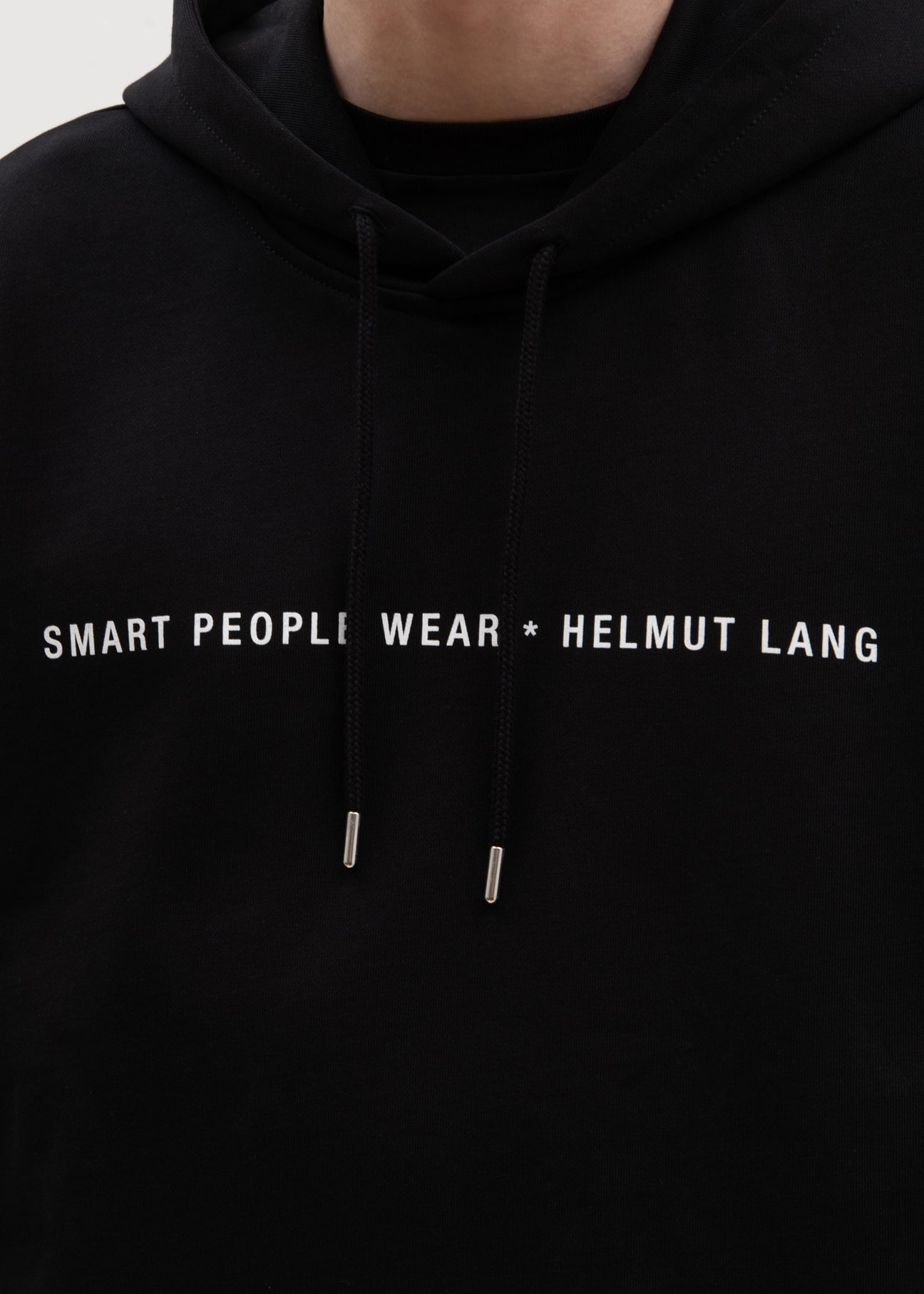 Smart people wear helmut lang hoodie deals
