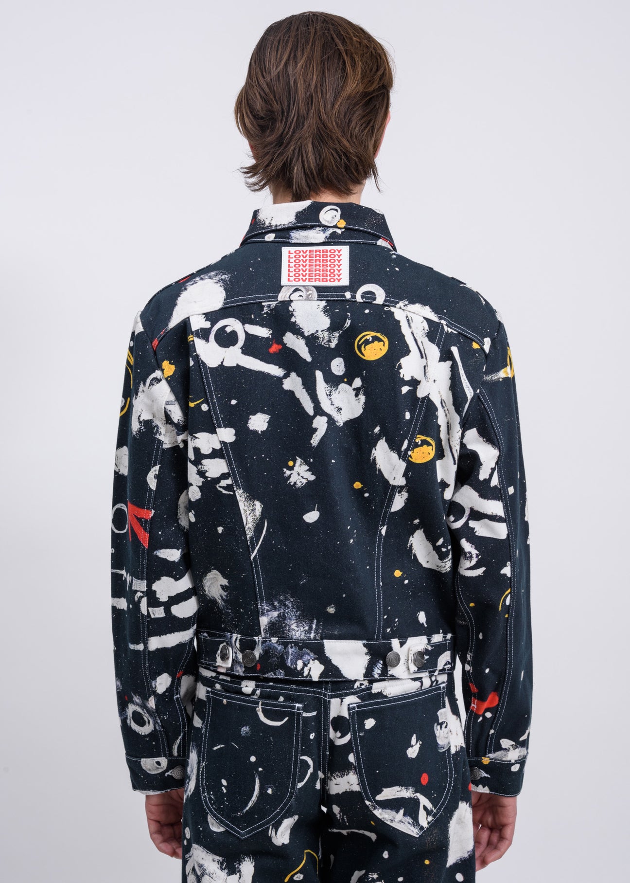 Navy Blue Asteroids Denim Jacket – 017 Shop