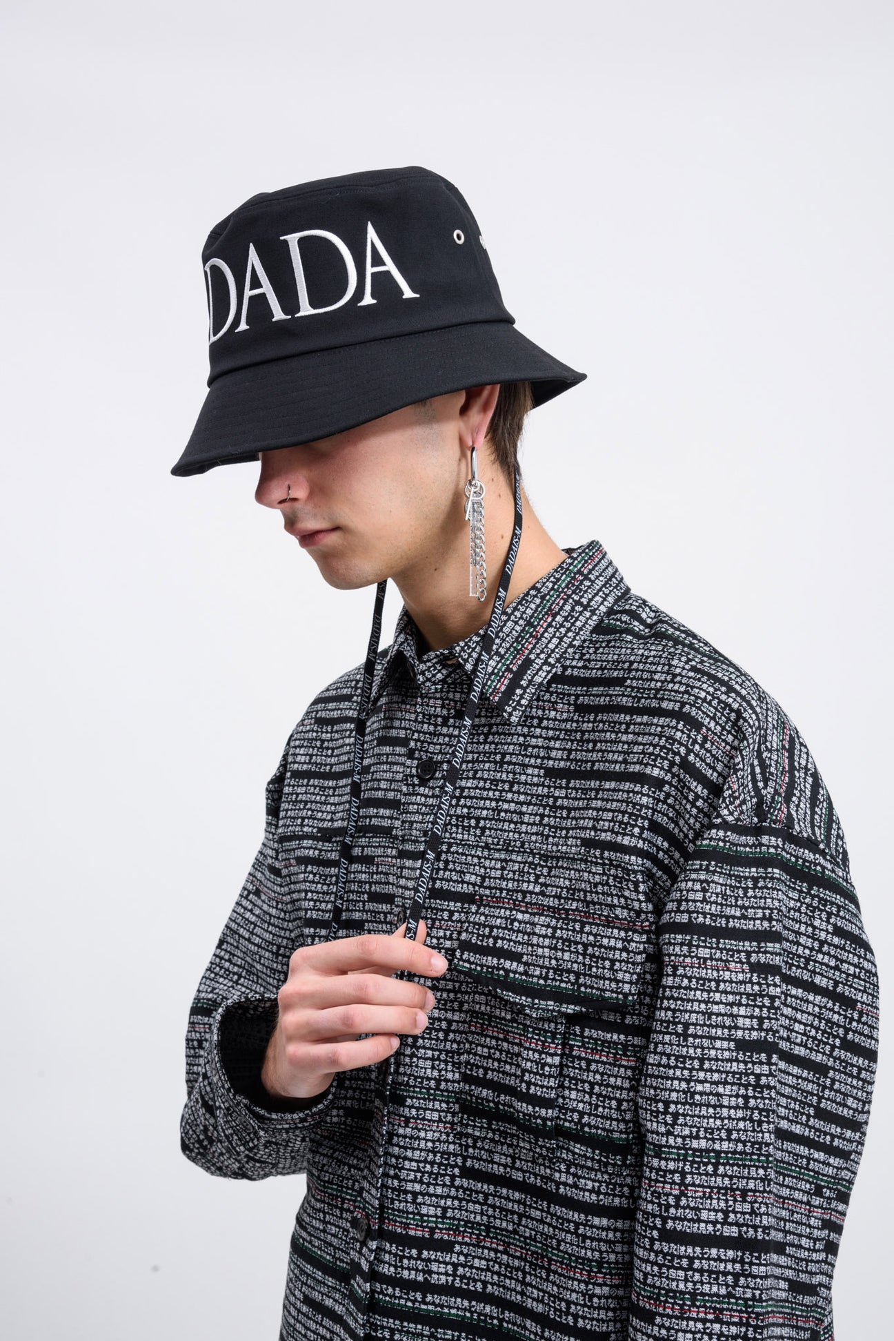 Black DADA Embroidery Bucket Hat – 017 Shop Black DADA Embroidery Bucket Hat – 017 Shop