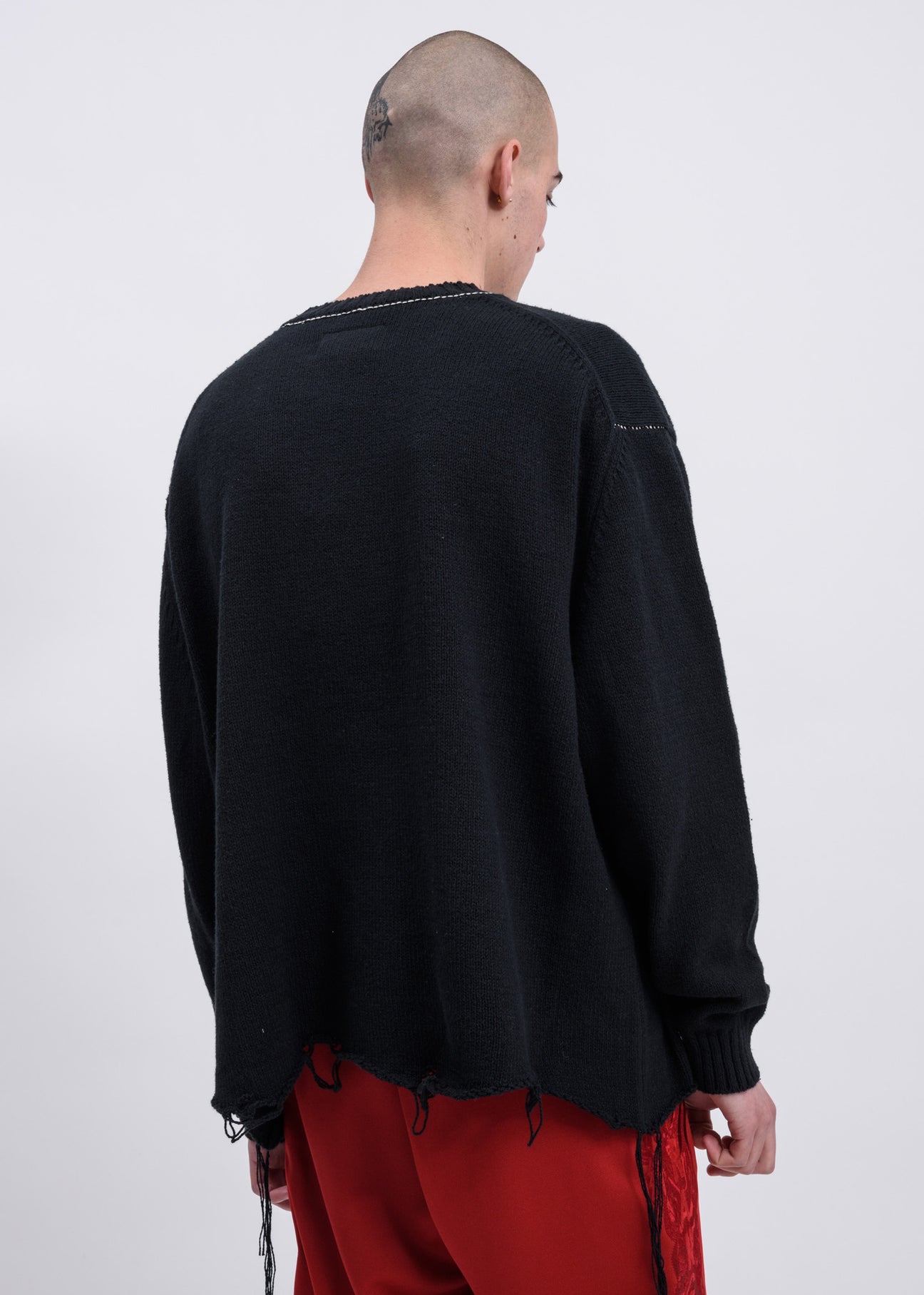 Black Hidden Message Knitwear – 017 Shop