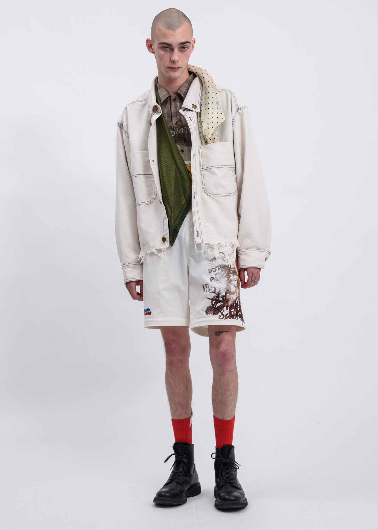 HEVY TWILL CUTT-OFF JACKET