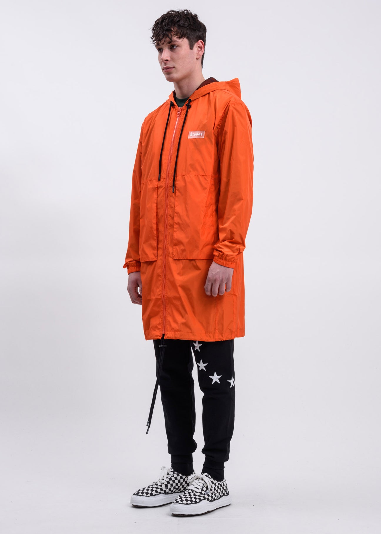 Orange Air Patch Windbreaker Jacket