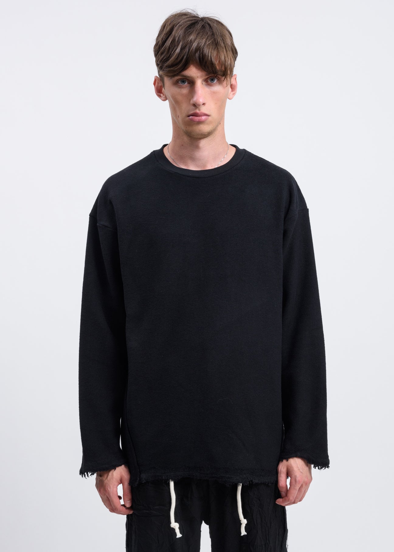Distressed sweatshirt discount