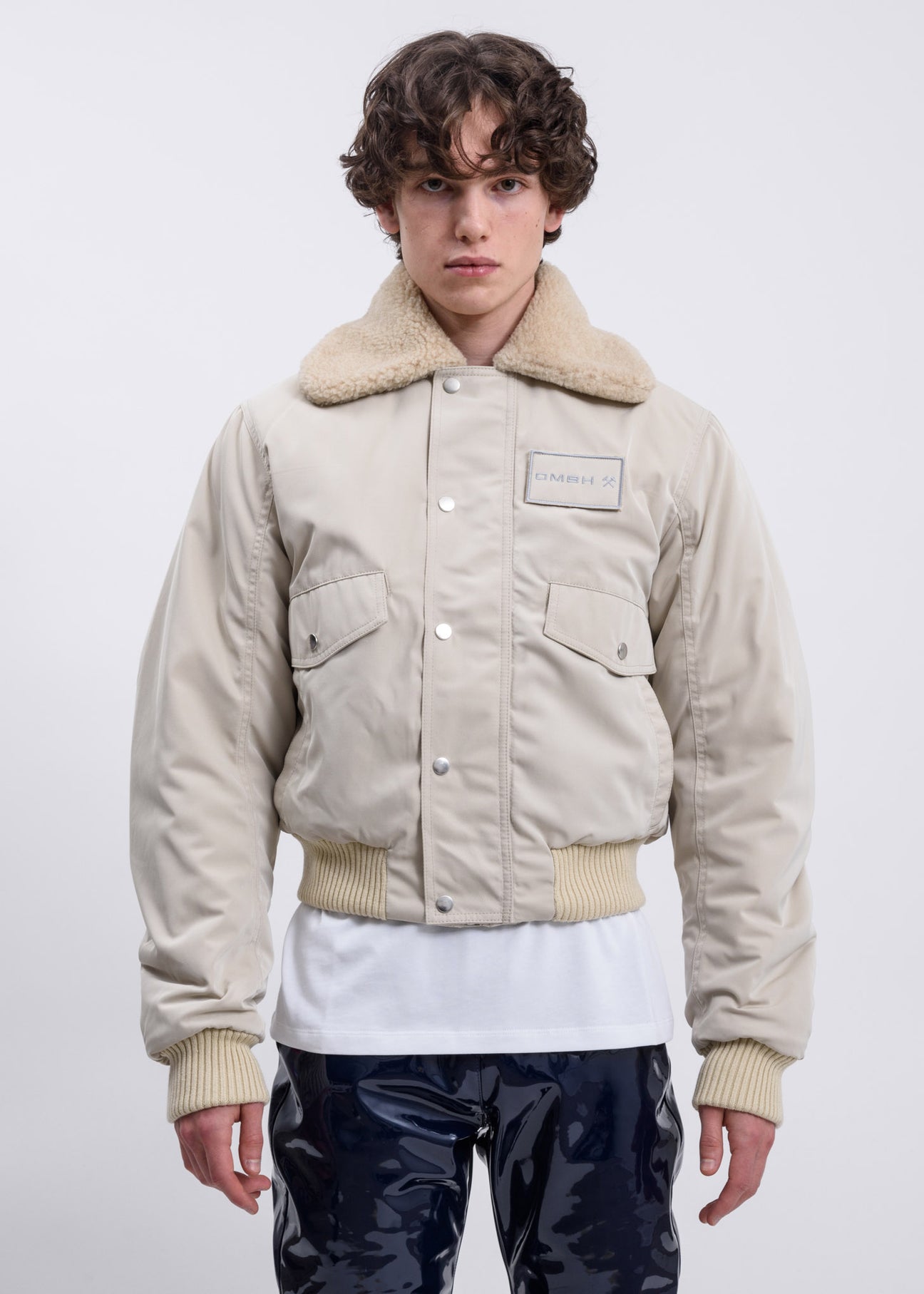 Wool pilot jacket sale
