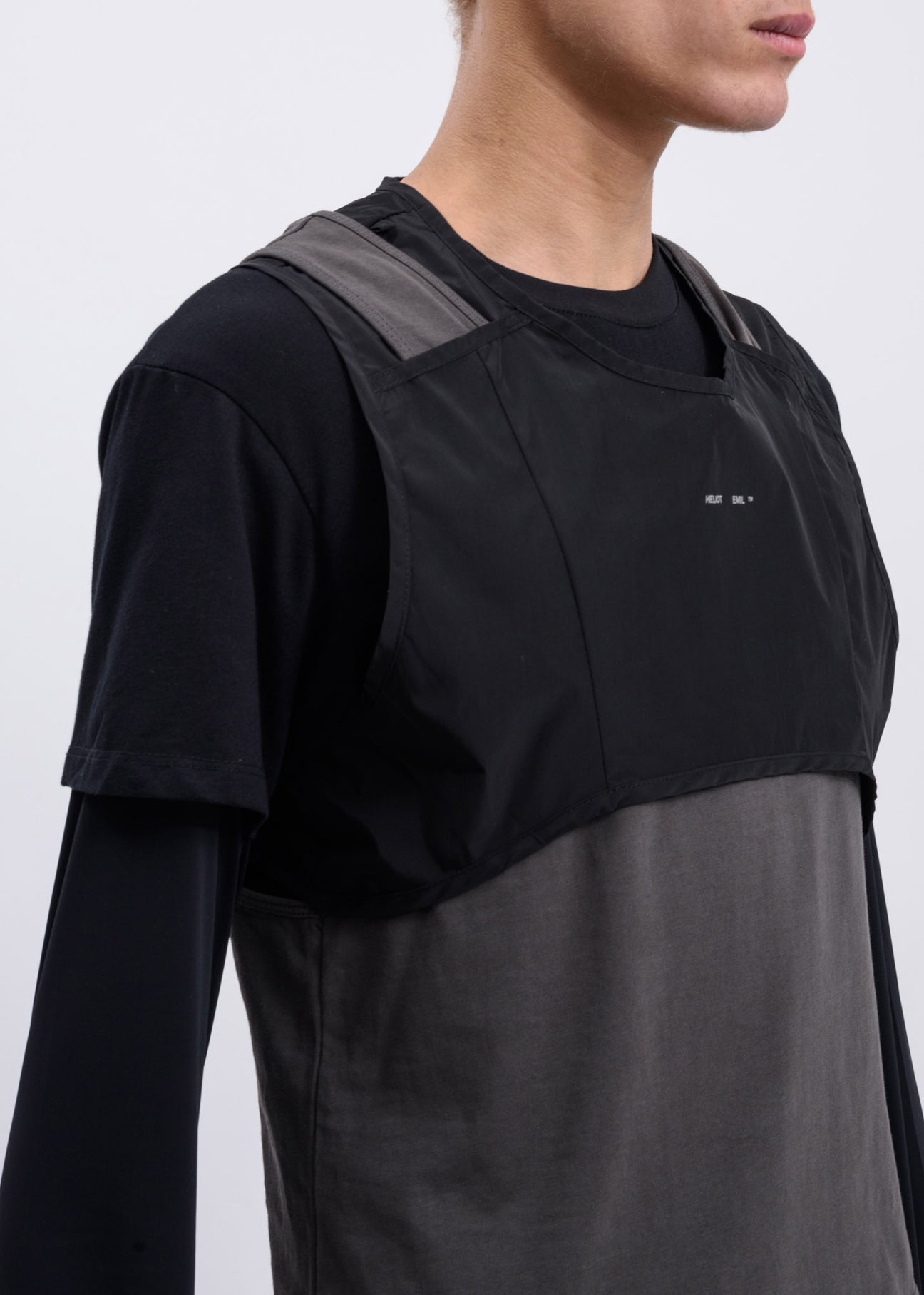 HELIOT EMIL Black Hyaline Long Sleeve T-Shirt Heliot Emil