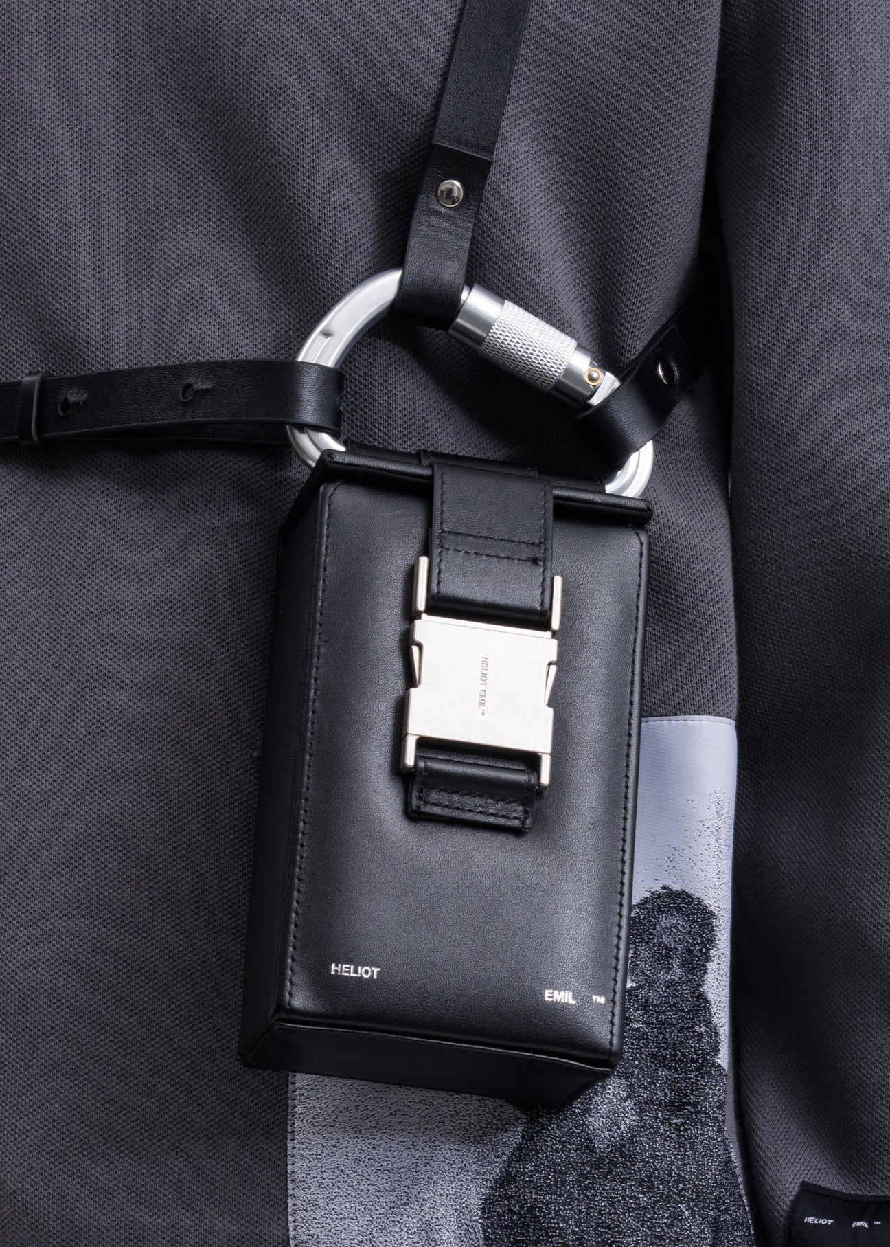 Black Carabiner Phone Sling – 017 Shop