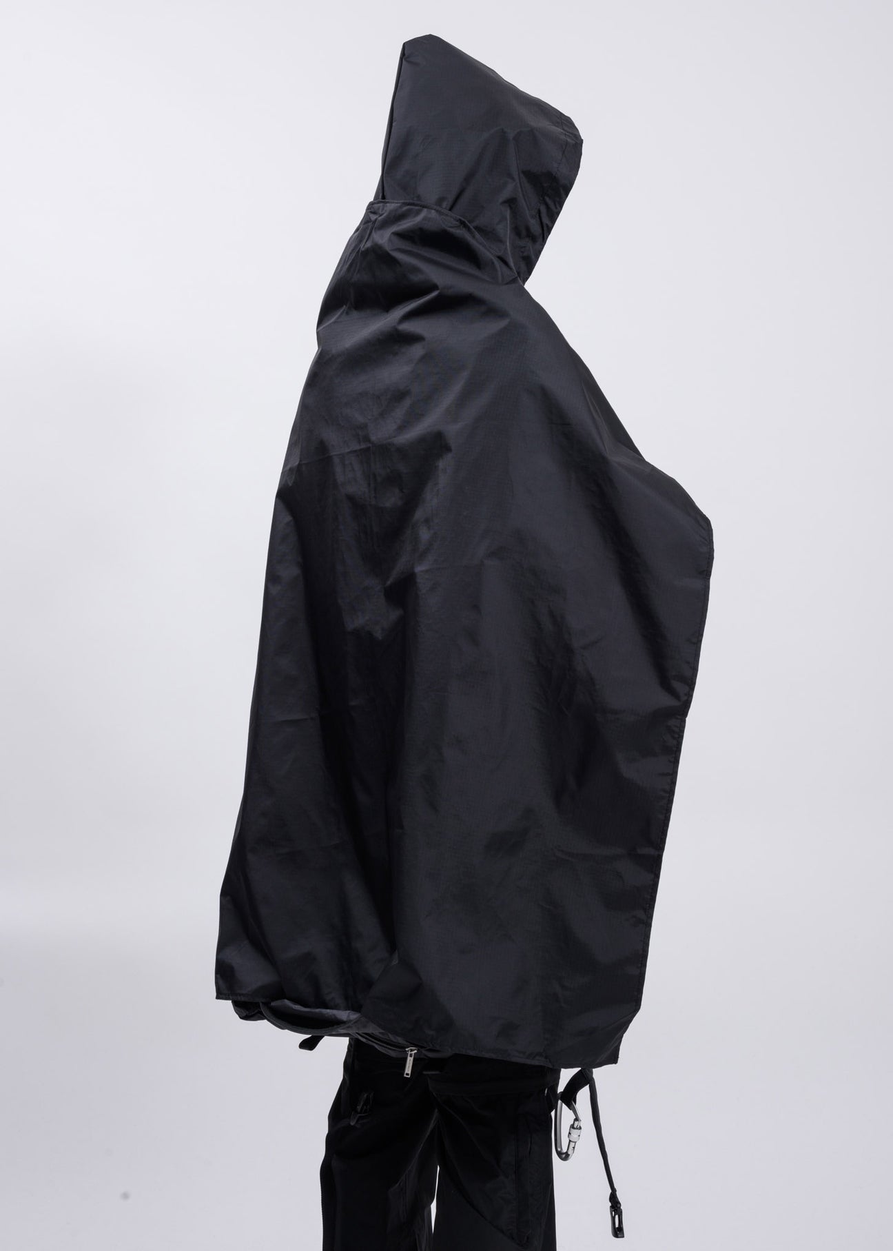 Black Hiking Poncho Backpack – 017 Shop