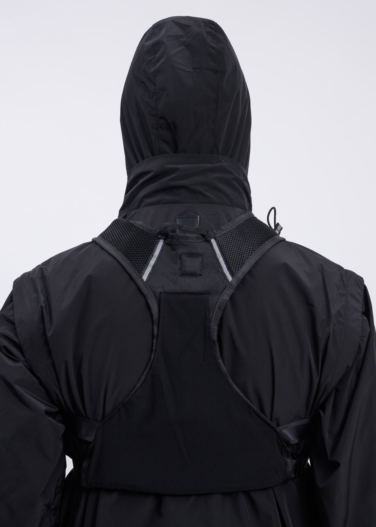 Black Technical Vest Jacket – 017 Shop