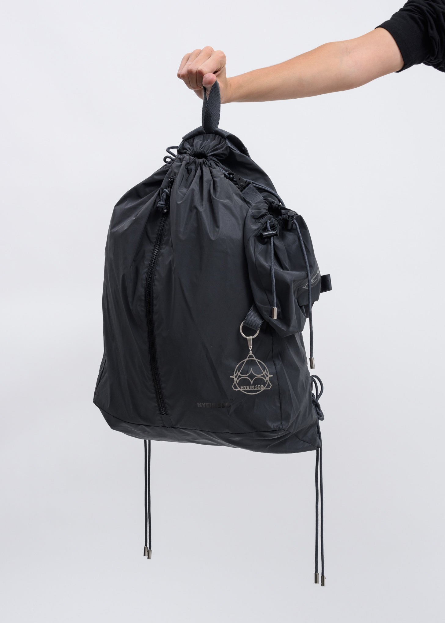 Dark Grey Reflective Backpack – 017 Shop