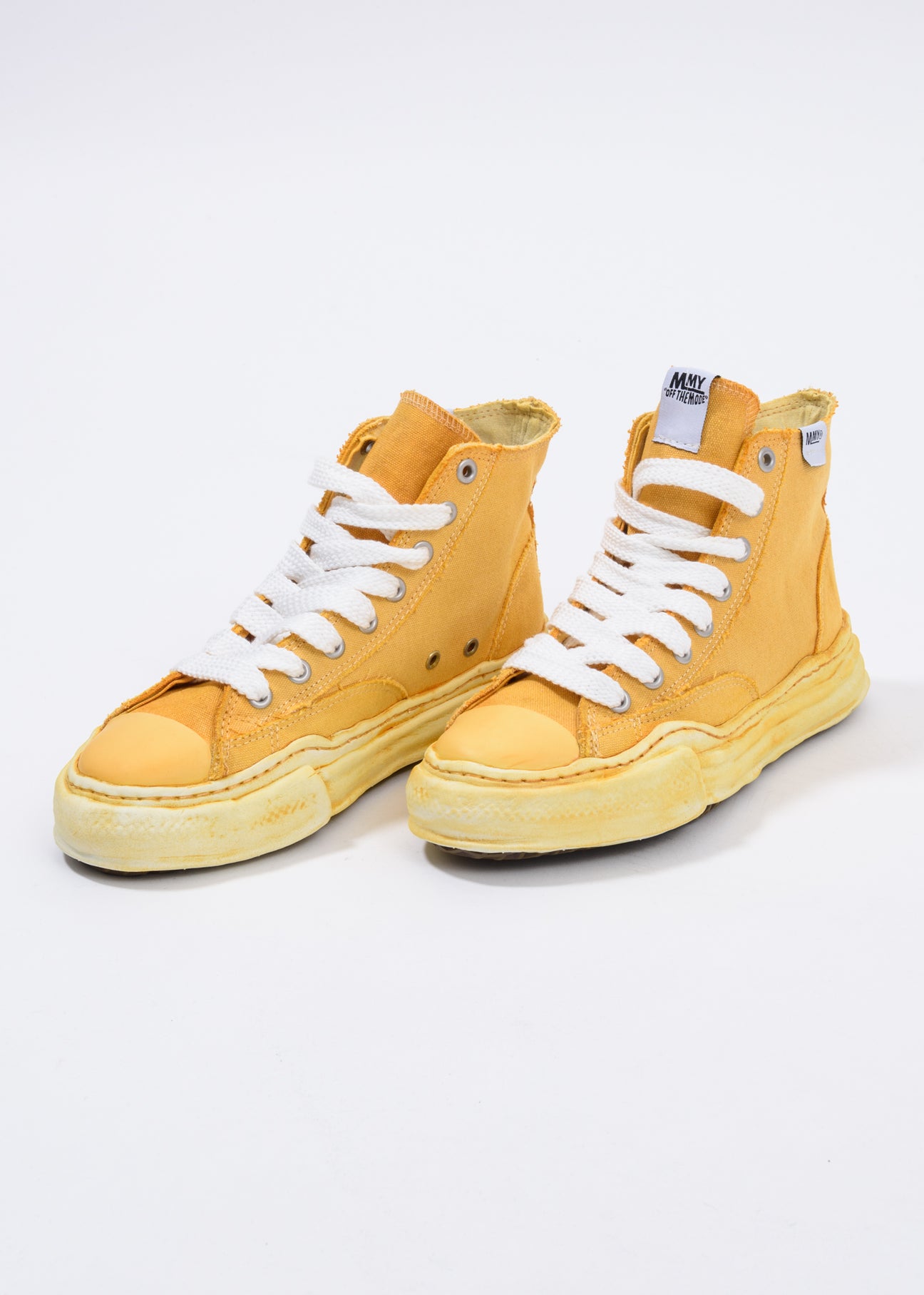 yellow high low top