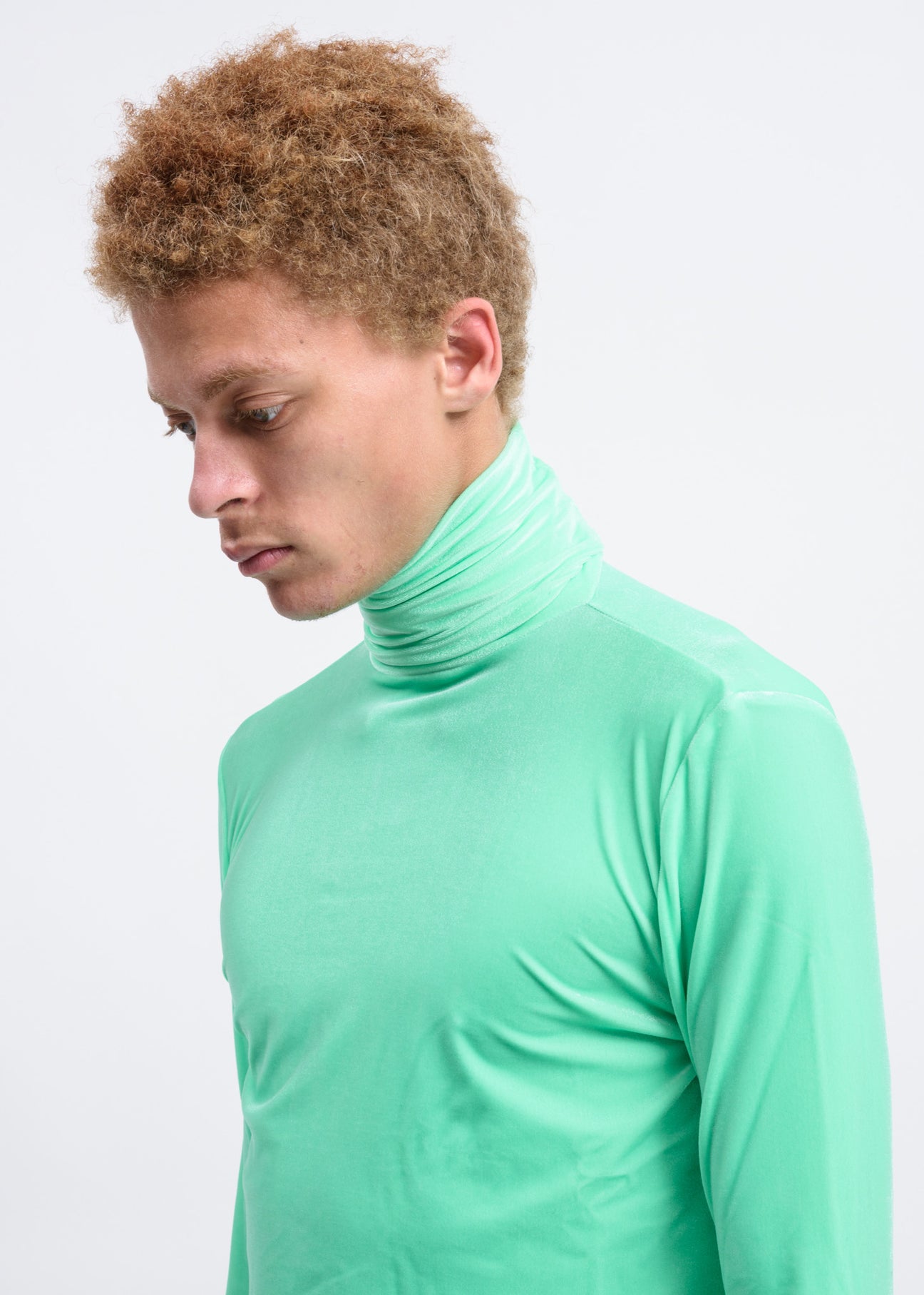 Velour turtleneck cheap