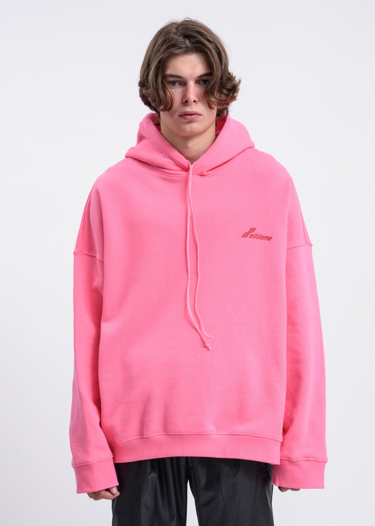 Pink Round Cut Out Hoodie 017 Shop