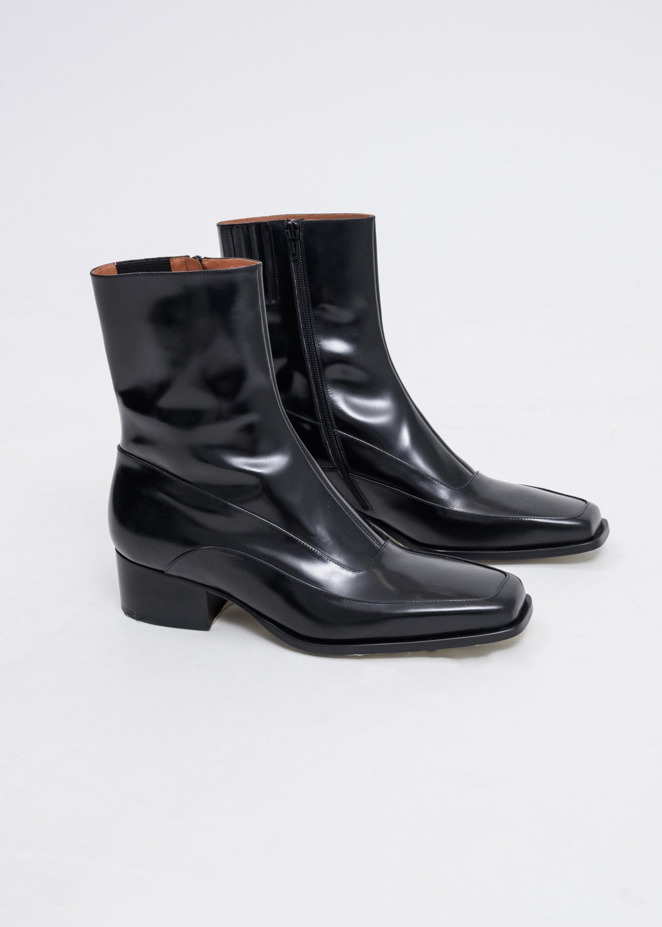 Fitted ankle boots on sale