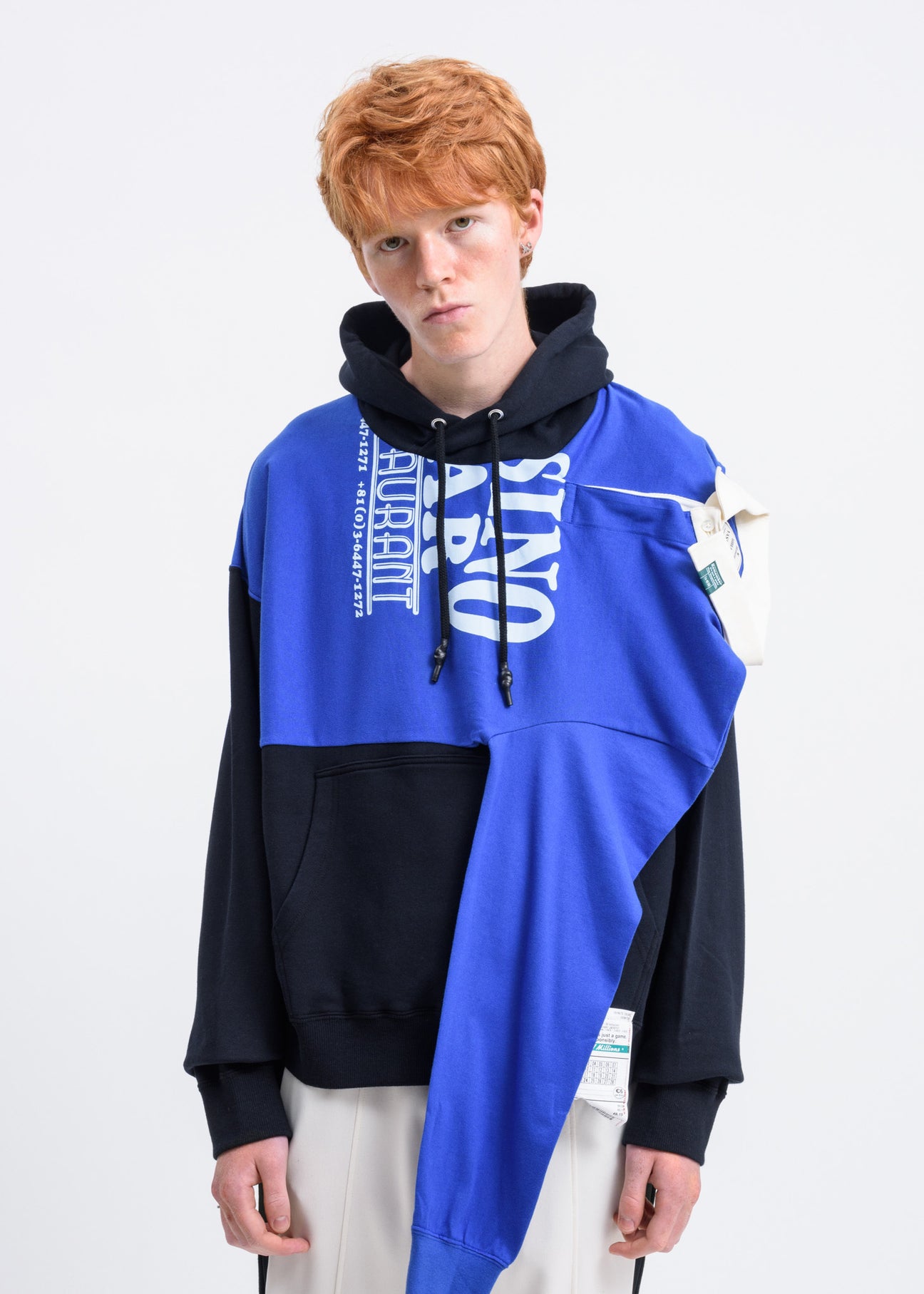 パーカー MIHARAYASUHIRO Shirt Docking hoodie パーカー Hoodie Docking Shirt