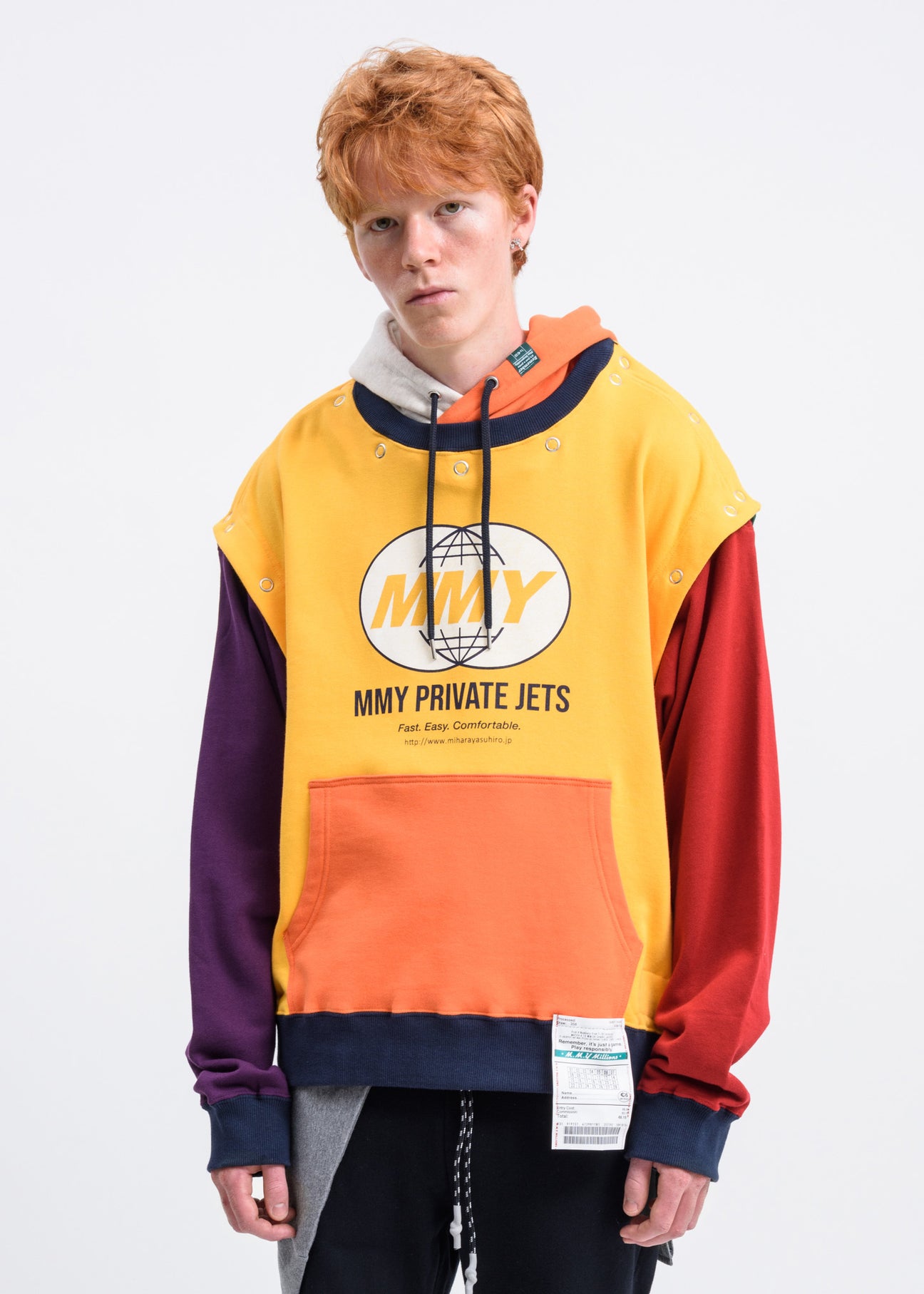 KIDILL DOCKING HOODIE YELLOW