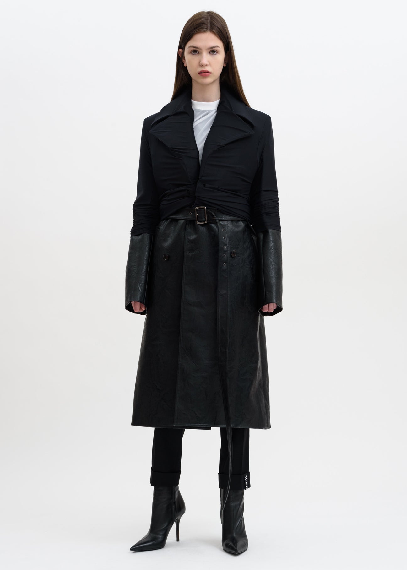 ジャケット・アウター Y/PROJECT INFINITY TRENCH COAT Y/project Y / Project Infinity Trench Coat In Dark Navy