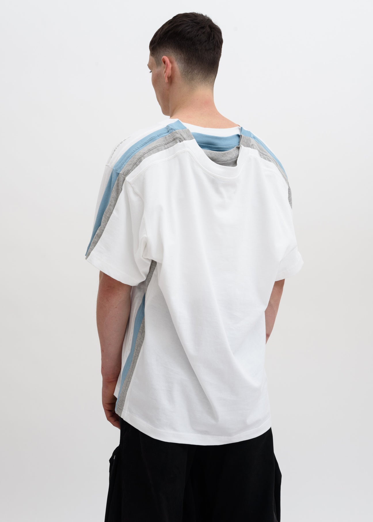 White Four Layer T-Shirt – 017 Shop