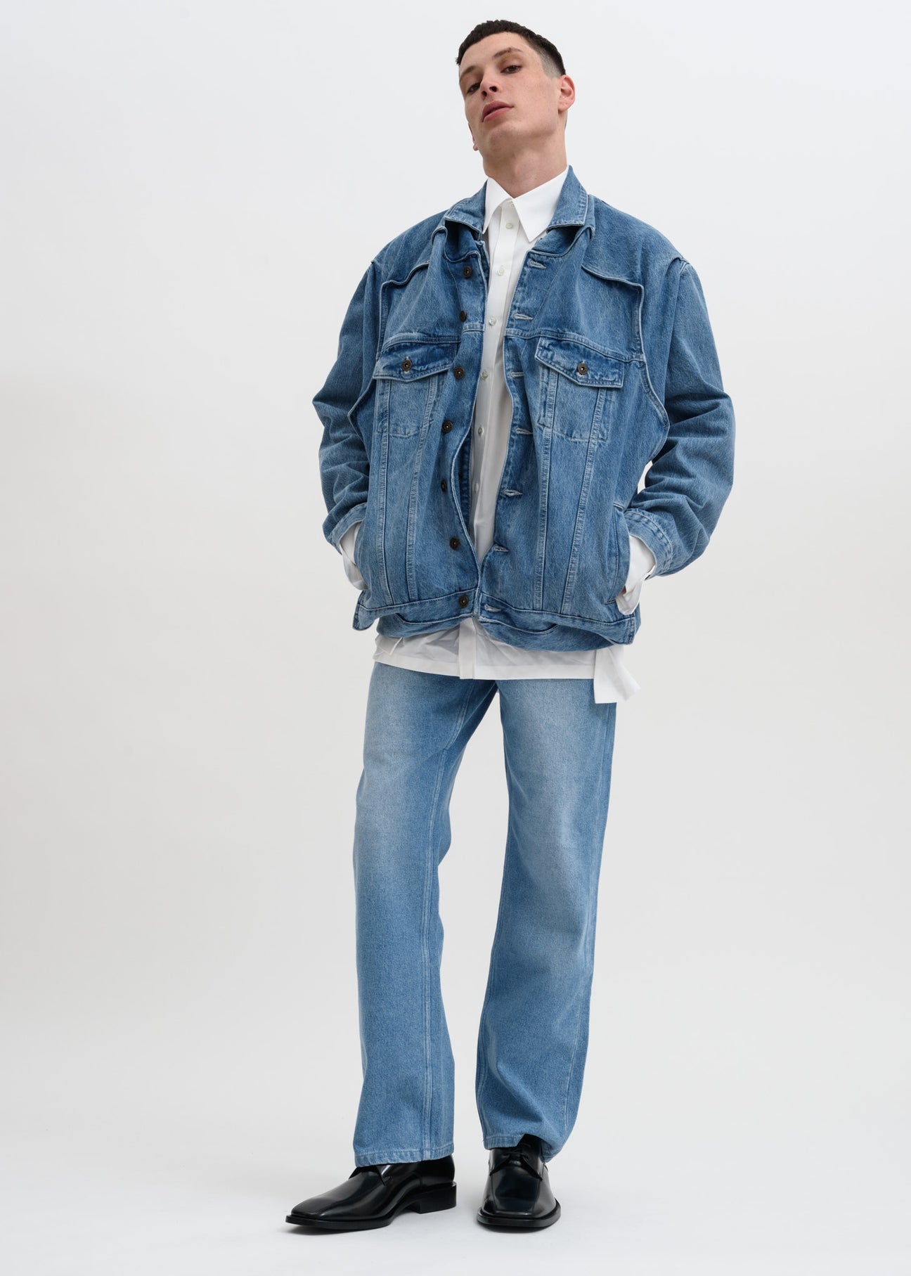 Ice Blue Pop Up Jacket 017 Shop