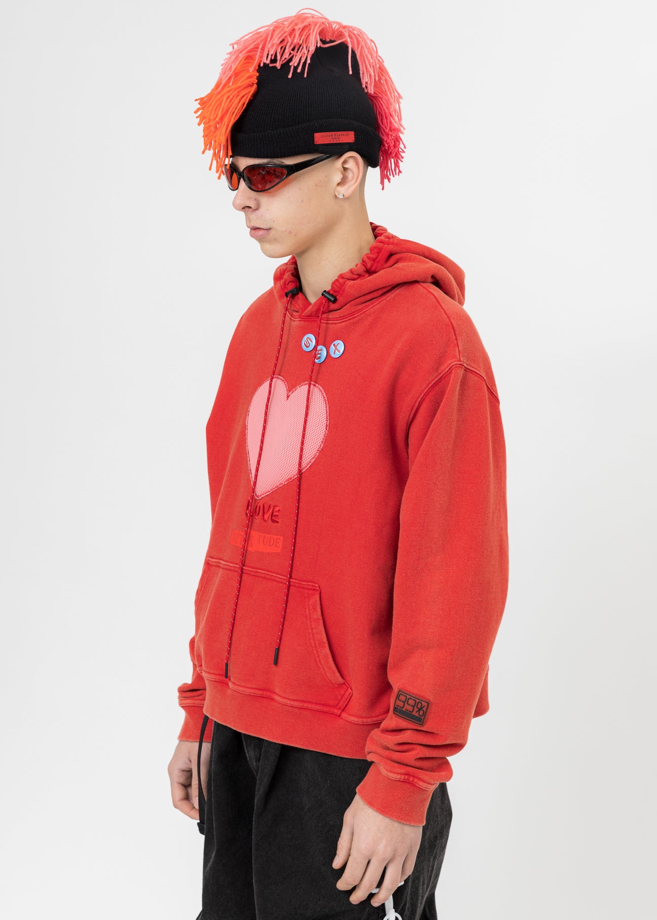 Red LOVE SEX Hoodie – 017 Shop
