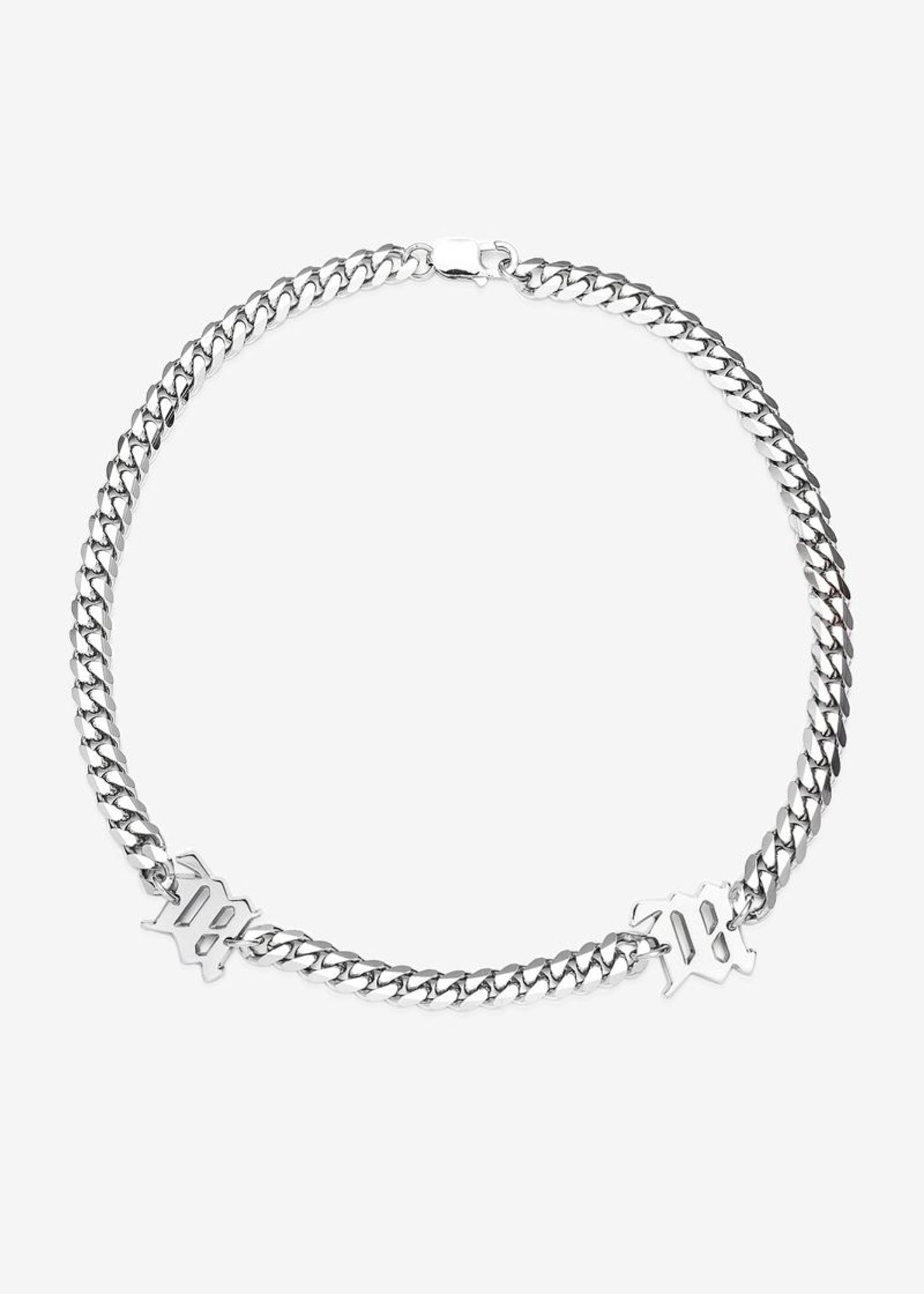 Silver Cuba Link Choker – 017 Shop