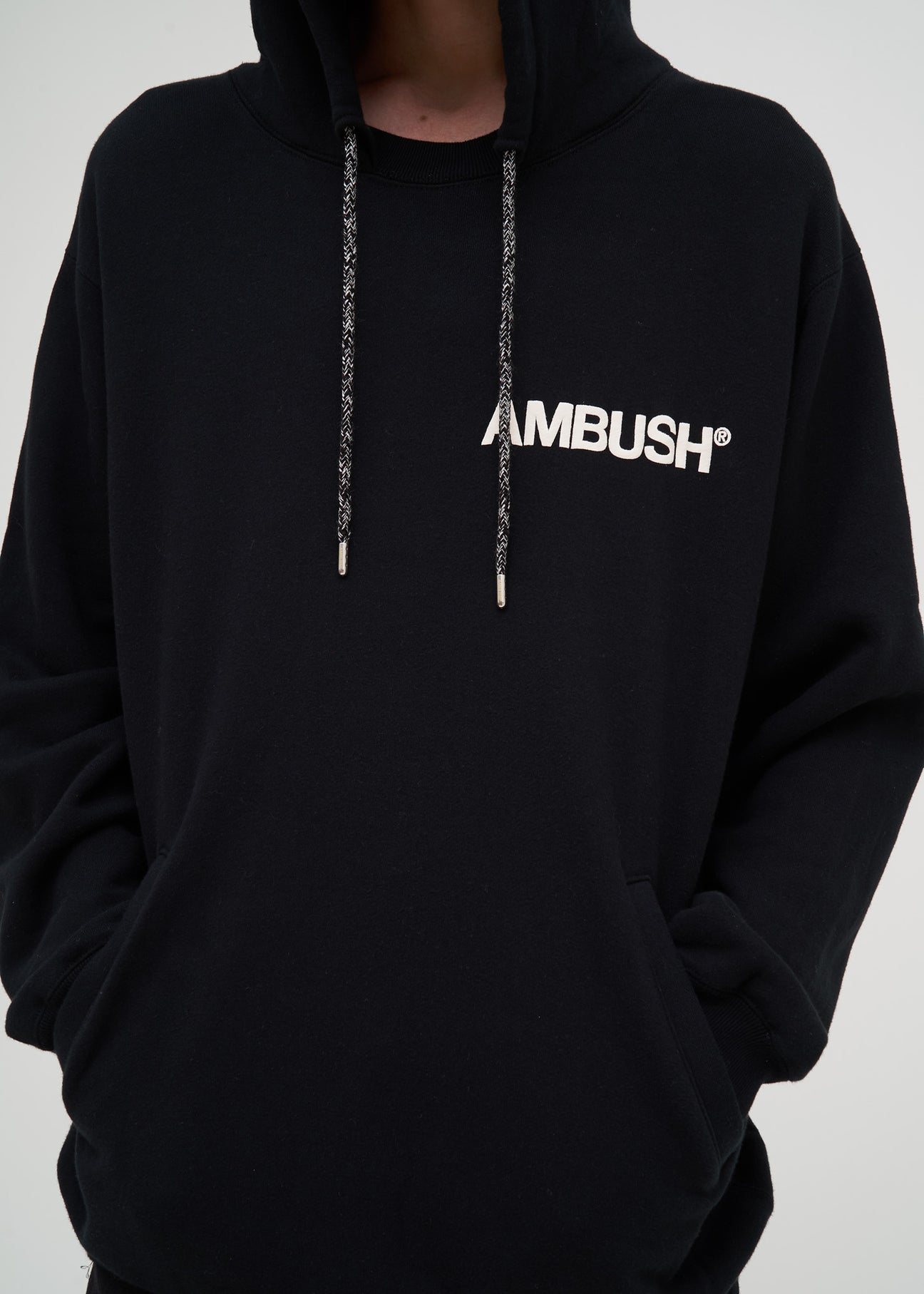 Black Ambush Print Hoodie – 017 Shop