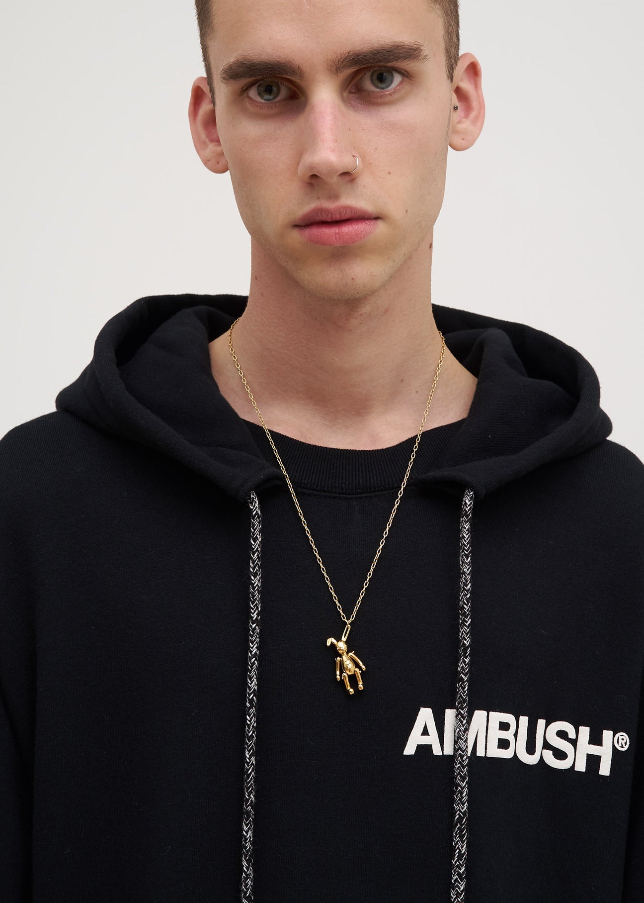 Gold Bunny Charm Necklace – 017 Shop