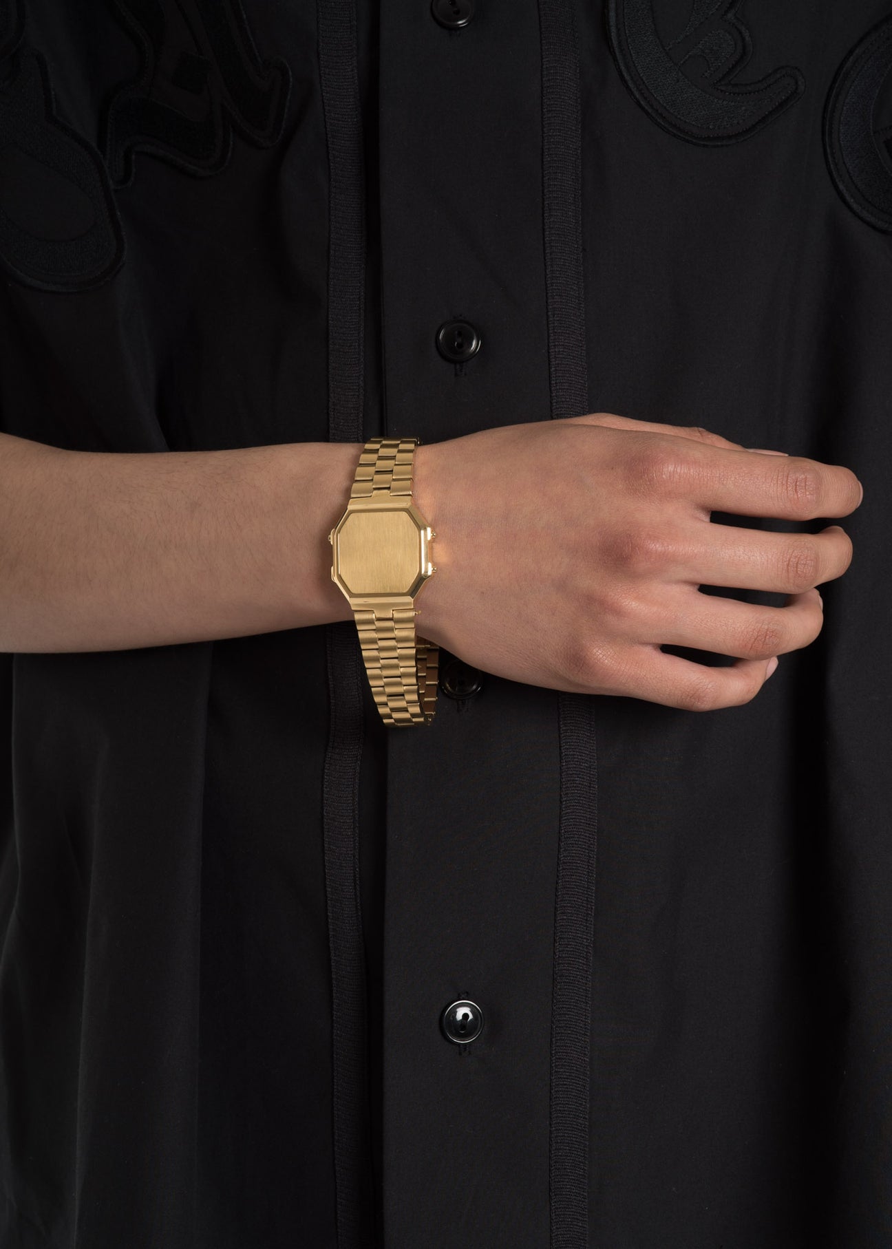 Gold watch bracelet on sale