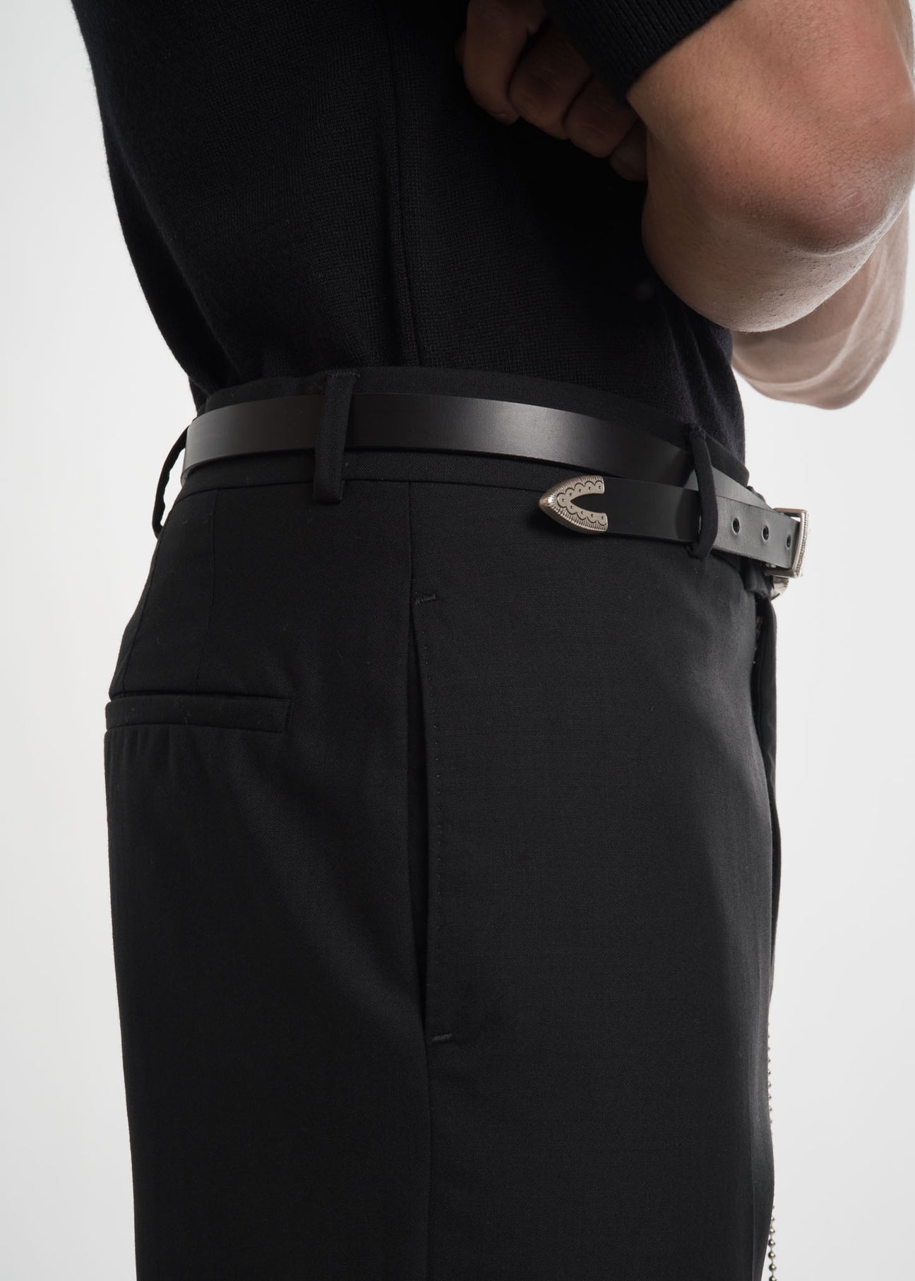 Black Glock Western Leather Belt – 017 Shop