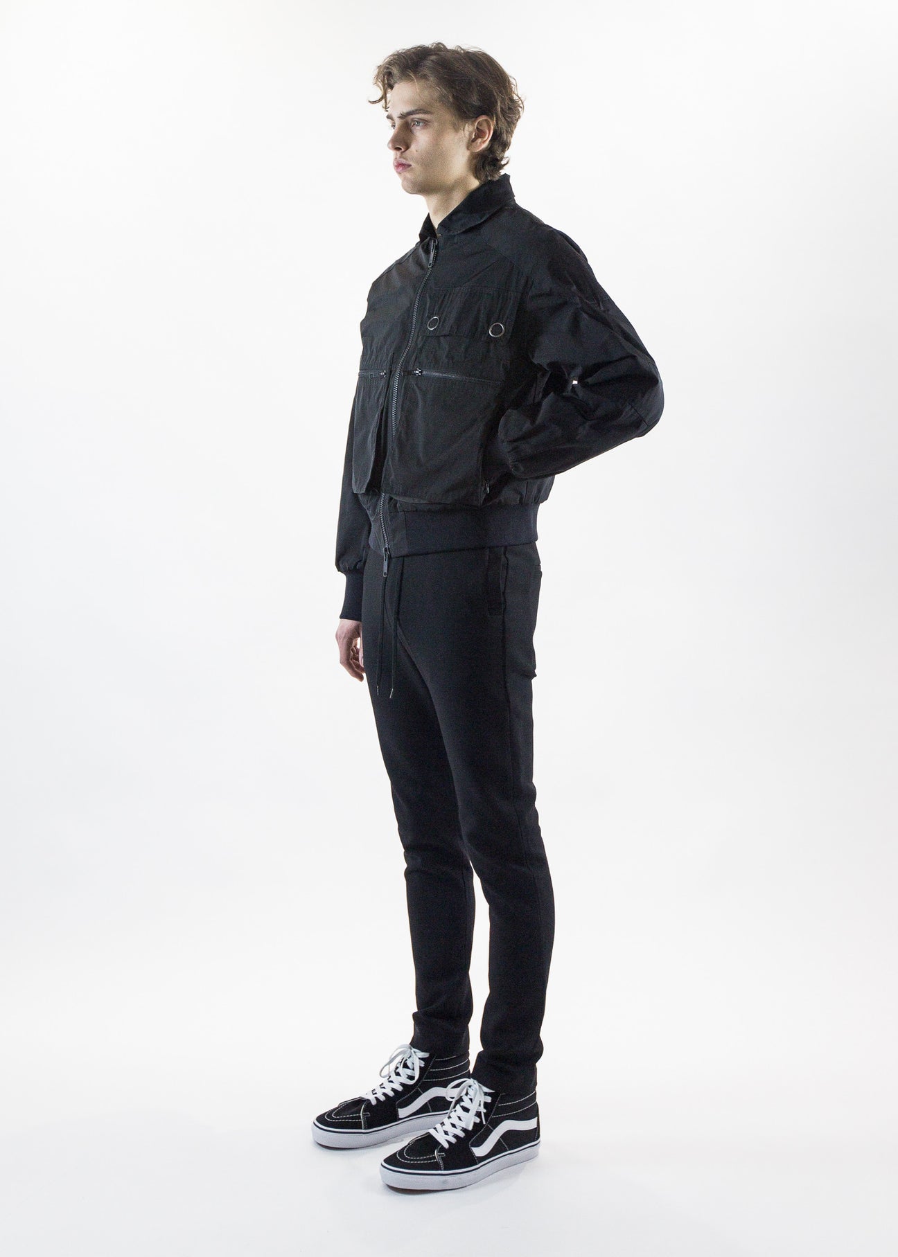 ス*ま様 CMMNSWDN Luke Bomber Jacket With Po Cmmn_Swdn_Luke_bomber_black-